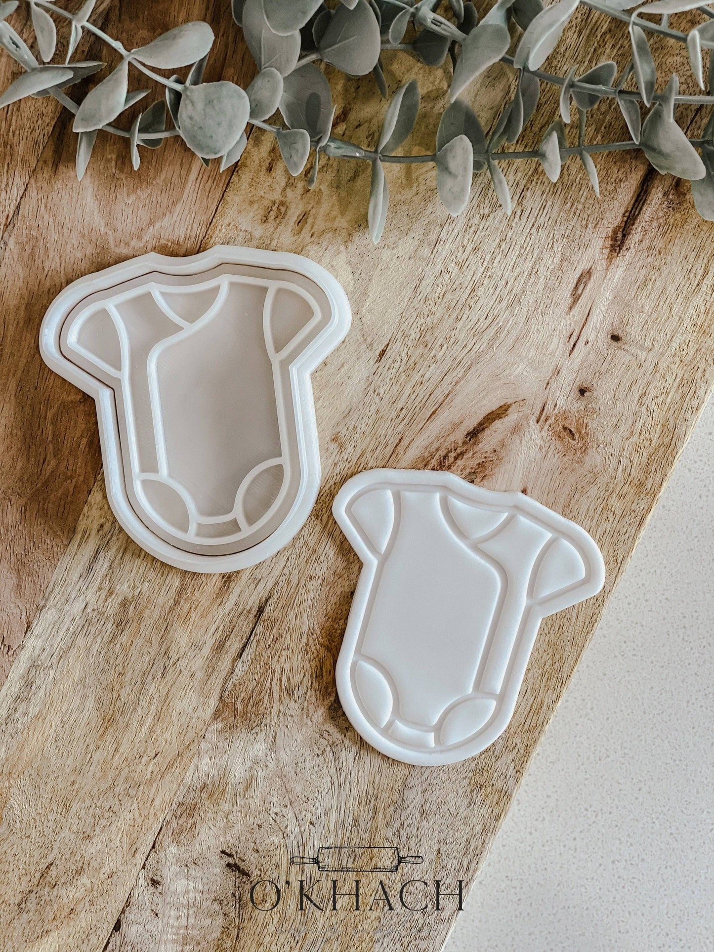 Romper Cookie Stamp and Cutter - Perfect for Fondant & Sugar Cookies
