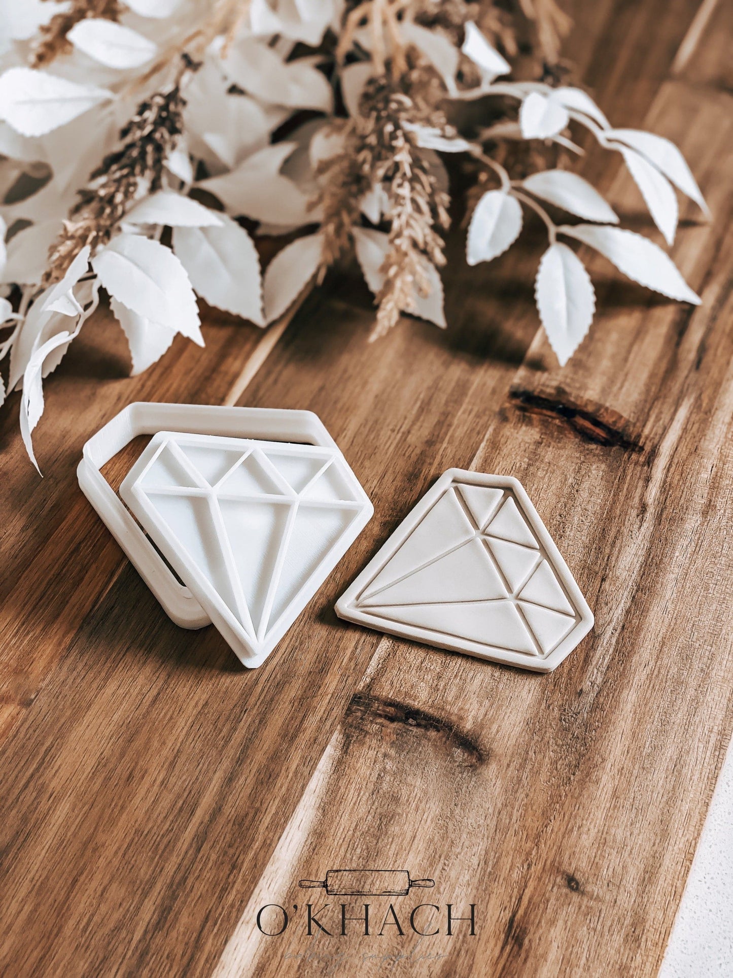 Diamond Stamp & Cutter - Perfect for Fondant & Sugar Cookies