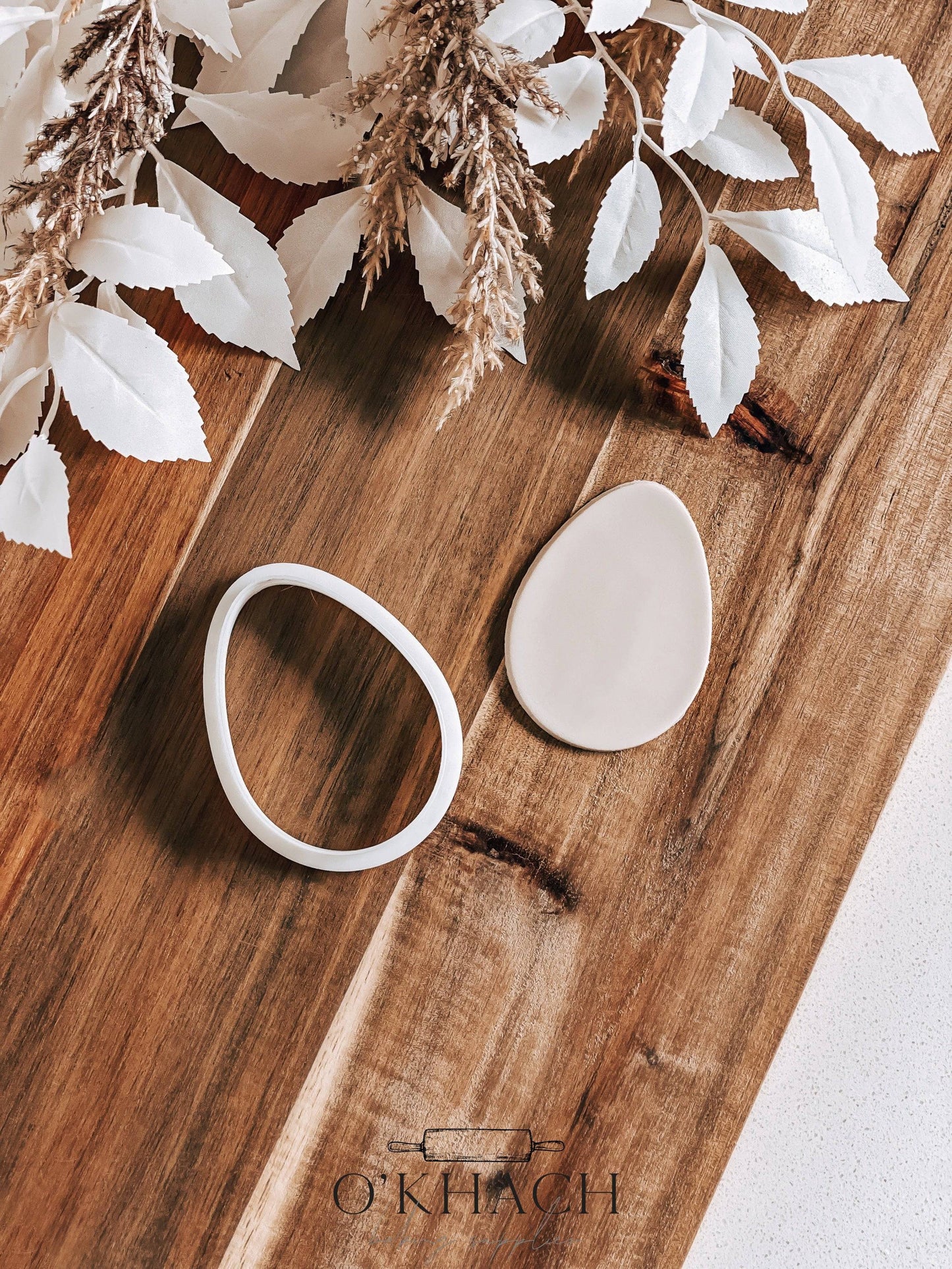 Egg - Cookie Cutter - Ideal for Fondant & Sugar Cookies