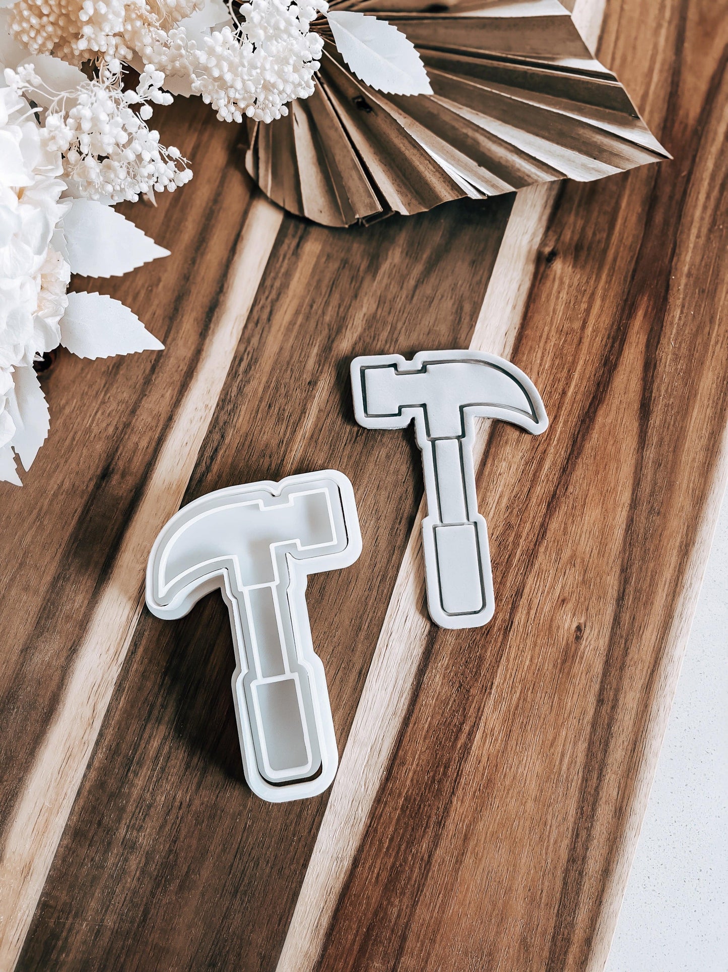 Hammer Cookie Stamp & Cutter - Perfect for Fondant & Sugar Cookies