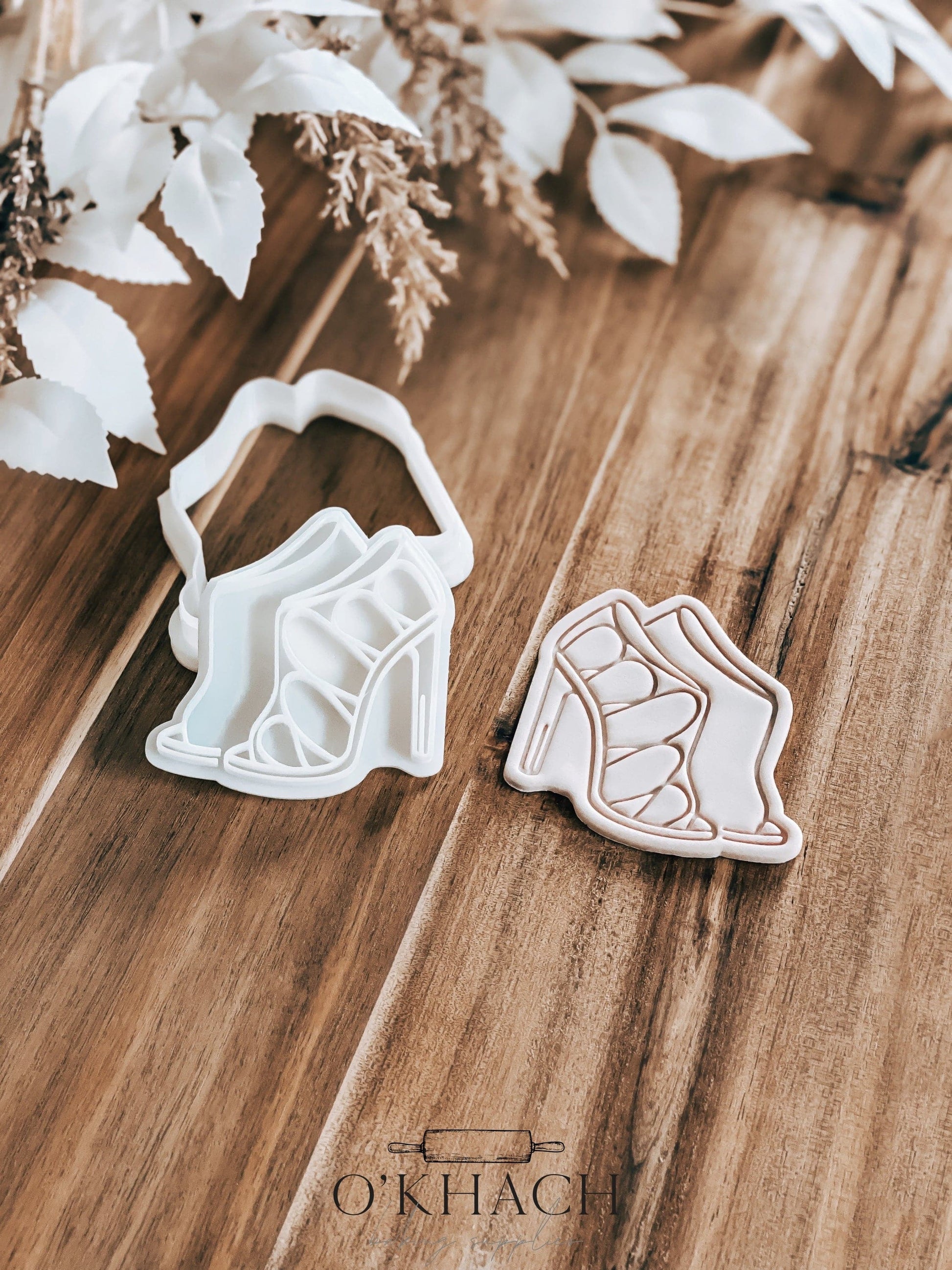 Heel's Cookie Stamp & Cutter - Perfect for Fondant & Sugar Cookies
