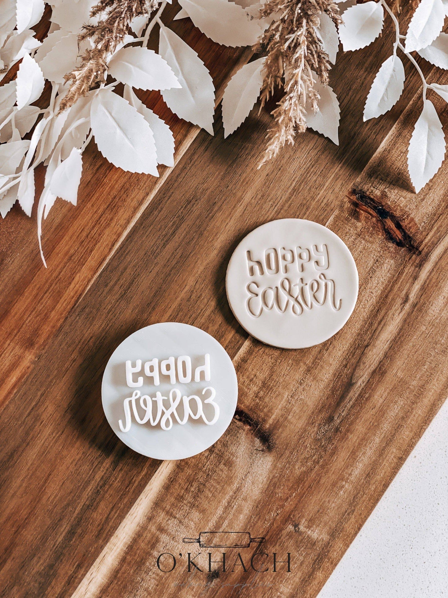 Hoppy Easter - Cookie Stamp - Ideal for Fondant & Sugar Cookies