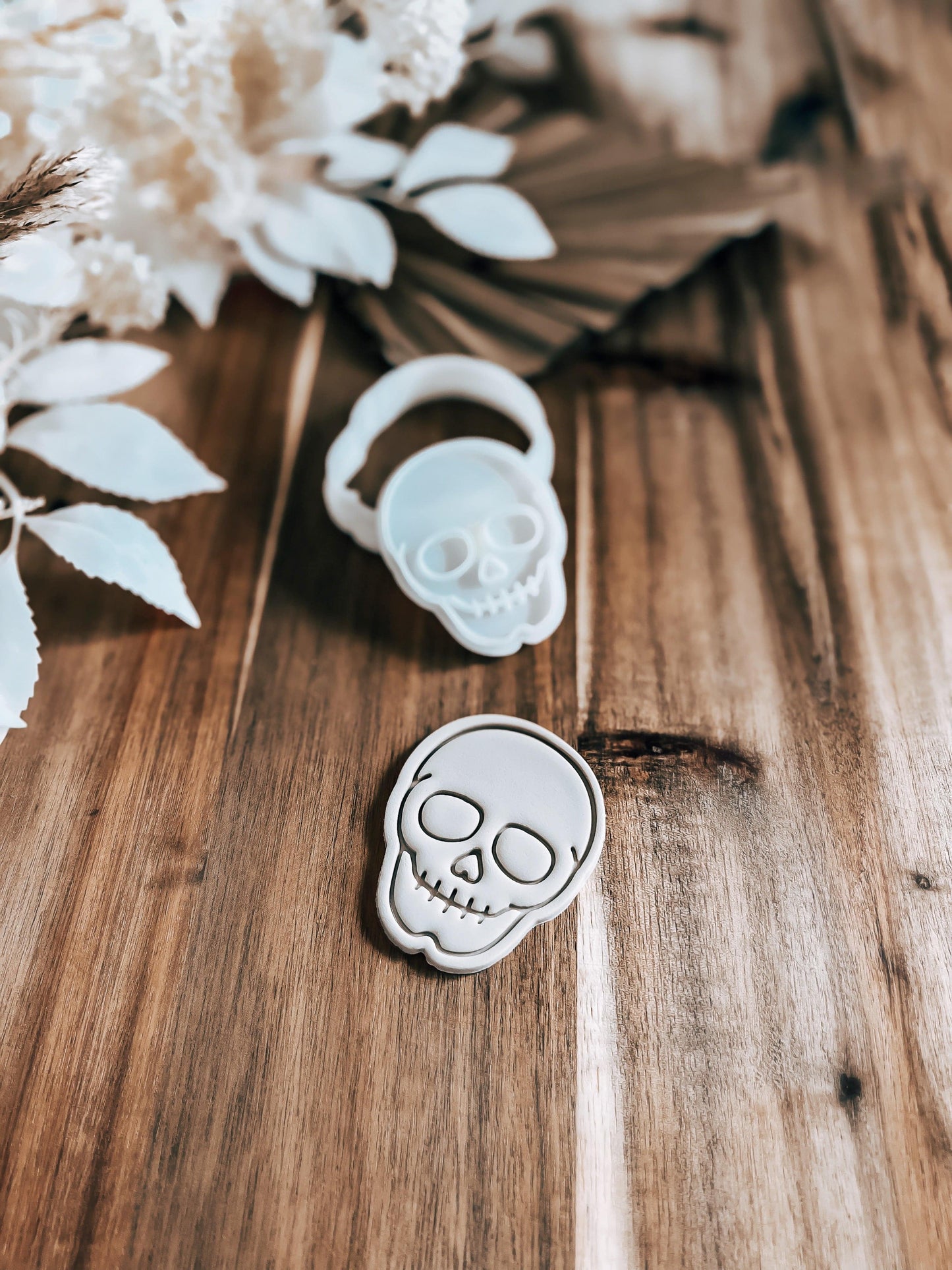 Mini Skull - Cookie Stamp & Cutter - Fondant & Sugar Cookies