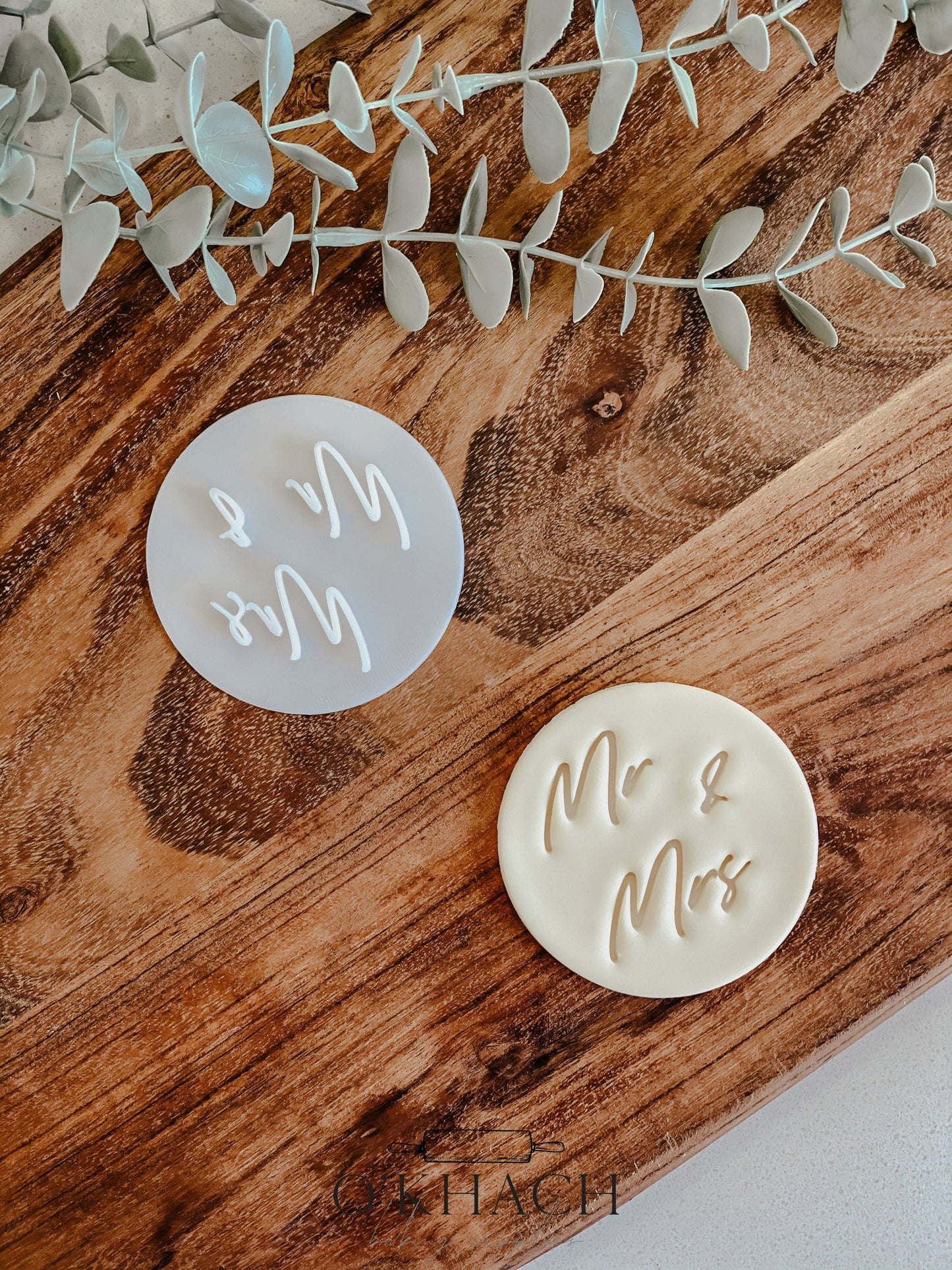Mr & Mrs Stamp - Perfect for Fondant & Sugar Cookies
