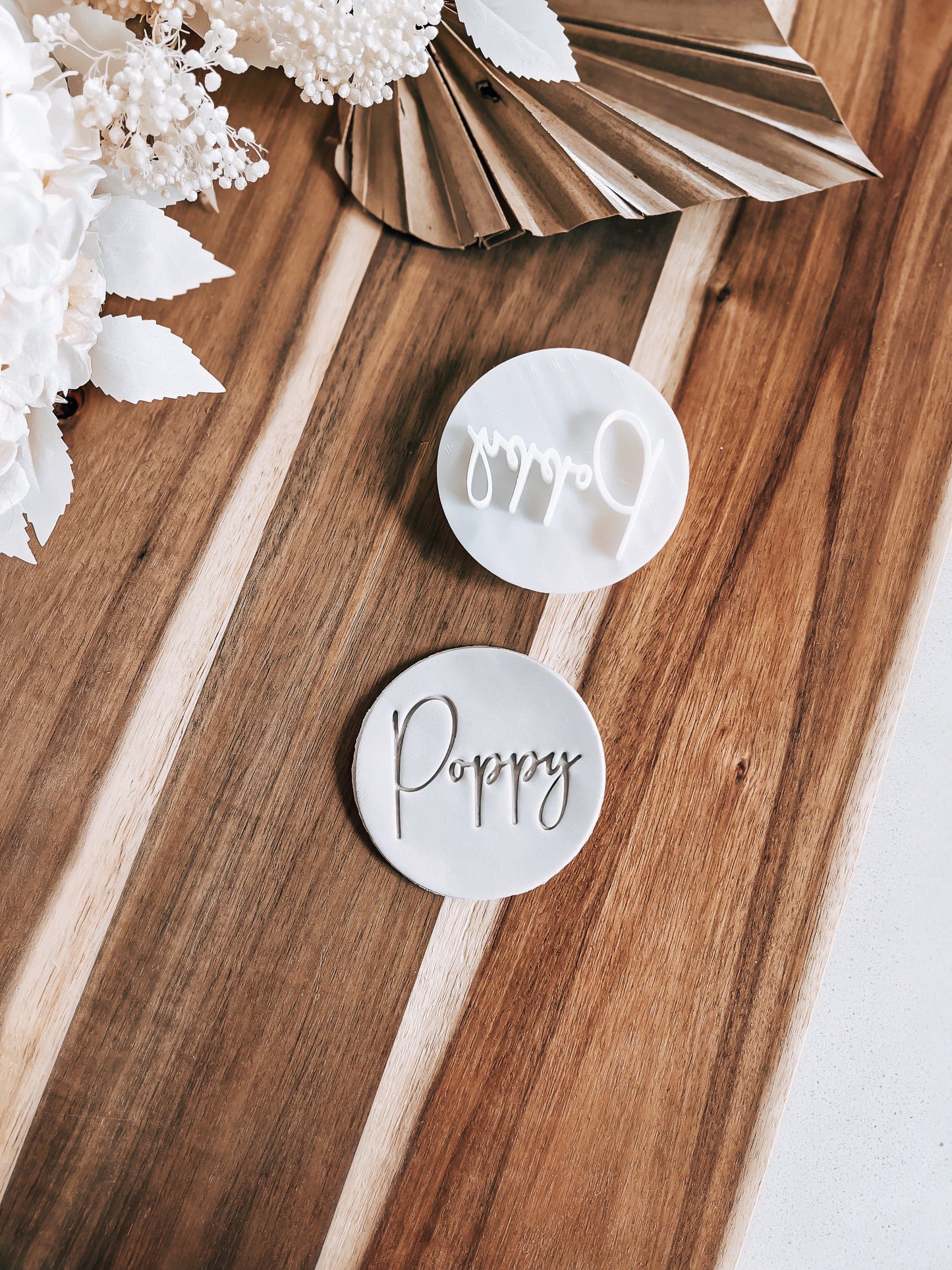 Poppy Stamp - Perfect for Fondant & Sugar Cookies