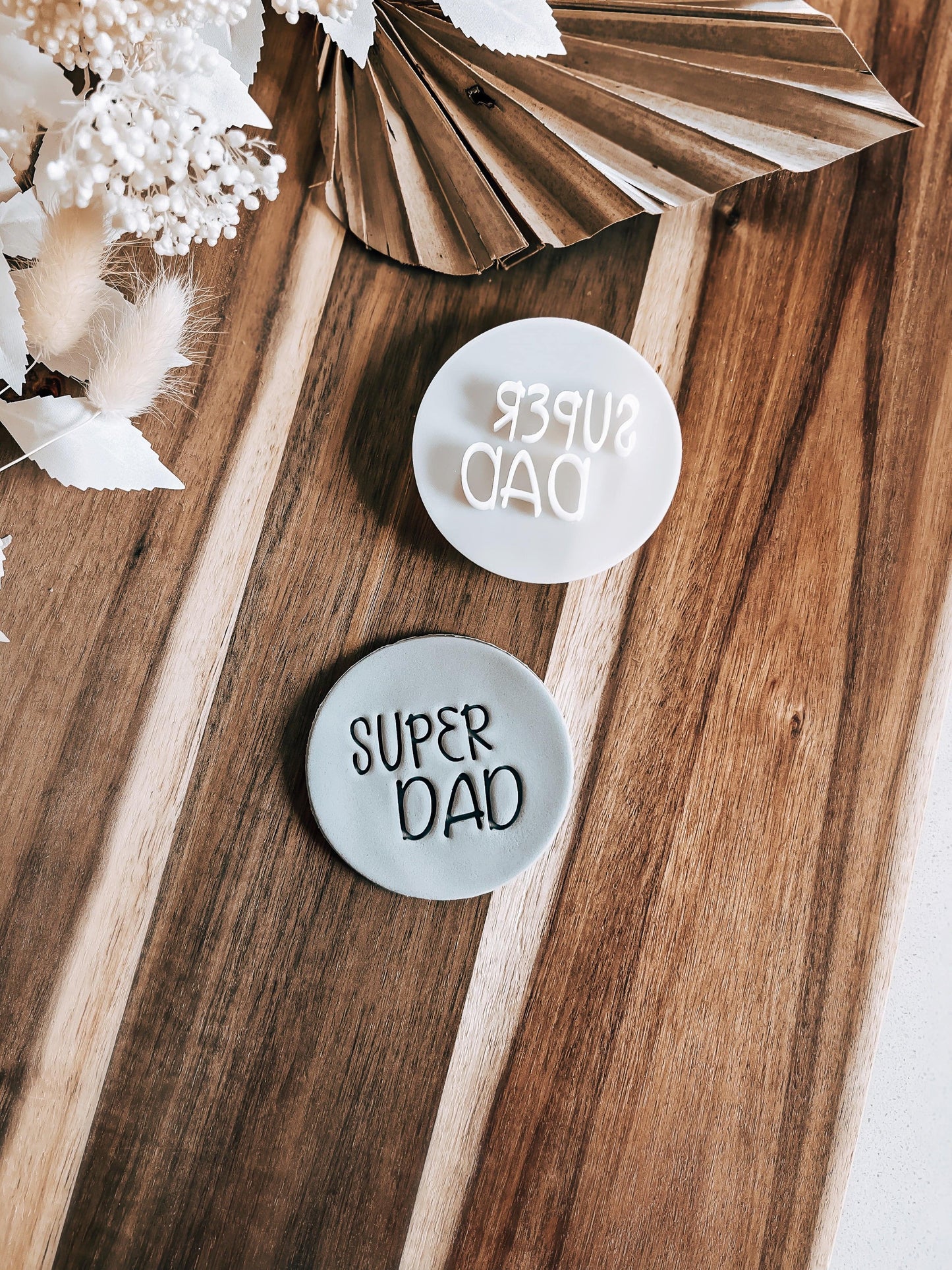 Super Dad Stamp & Cutter - Perfect for Fondant & Sugar Cookies