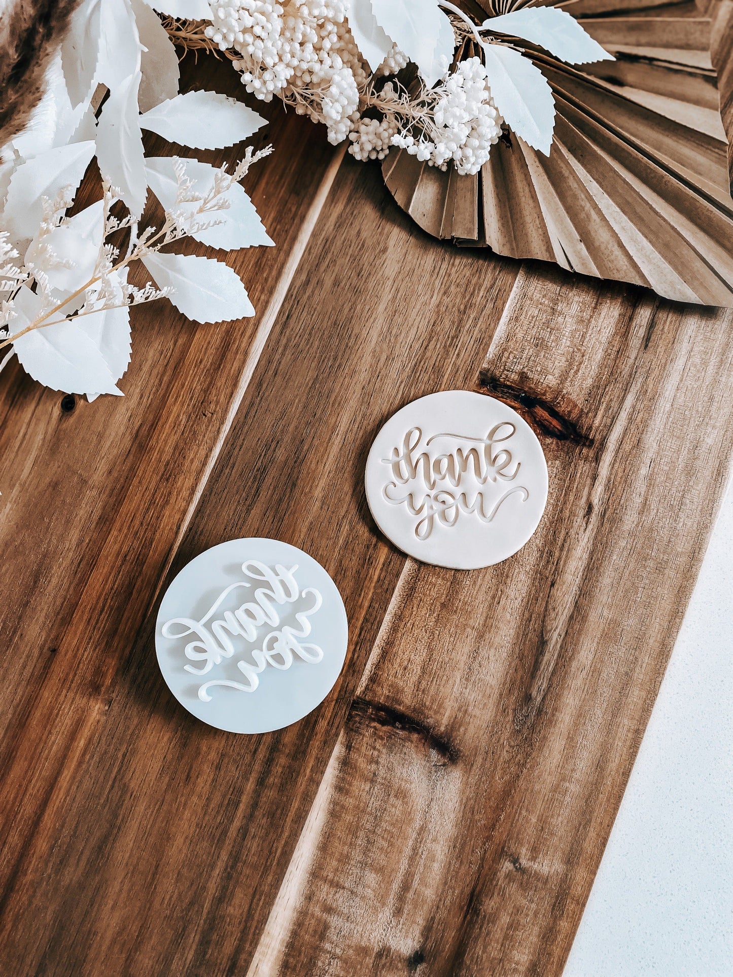 Thank You (Funky) Stamp - Perfect for Fondant & Sugar Cookies