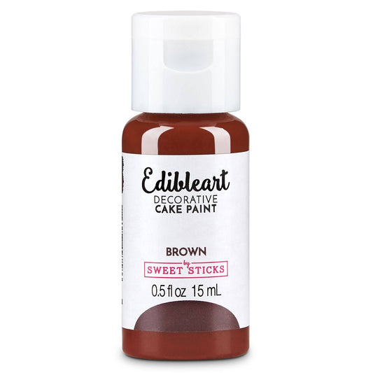 Brown Edible Paint – Sweet Sticks 15ml | Food-Safe Cake Paint
