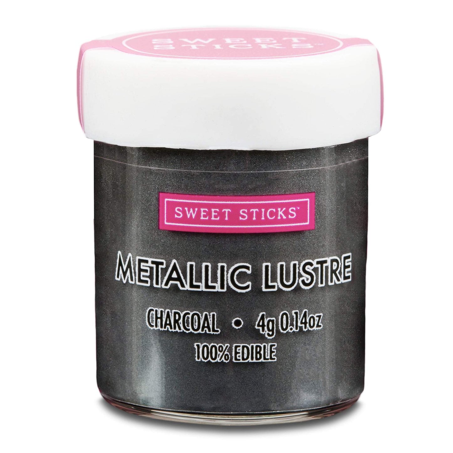 Charcoal Lustre – Sweet Sticks Edible Art | Food-Safe Shimmer