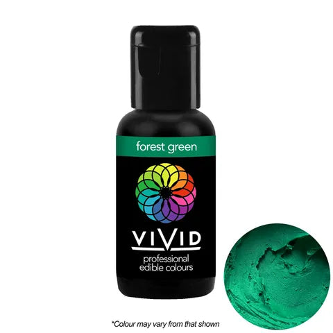 Forest Green Vivid Gel Colour – Professional Edible Gel Food Colouring