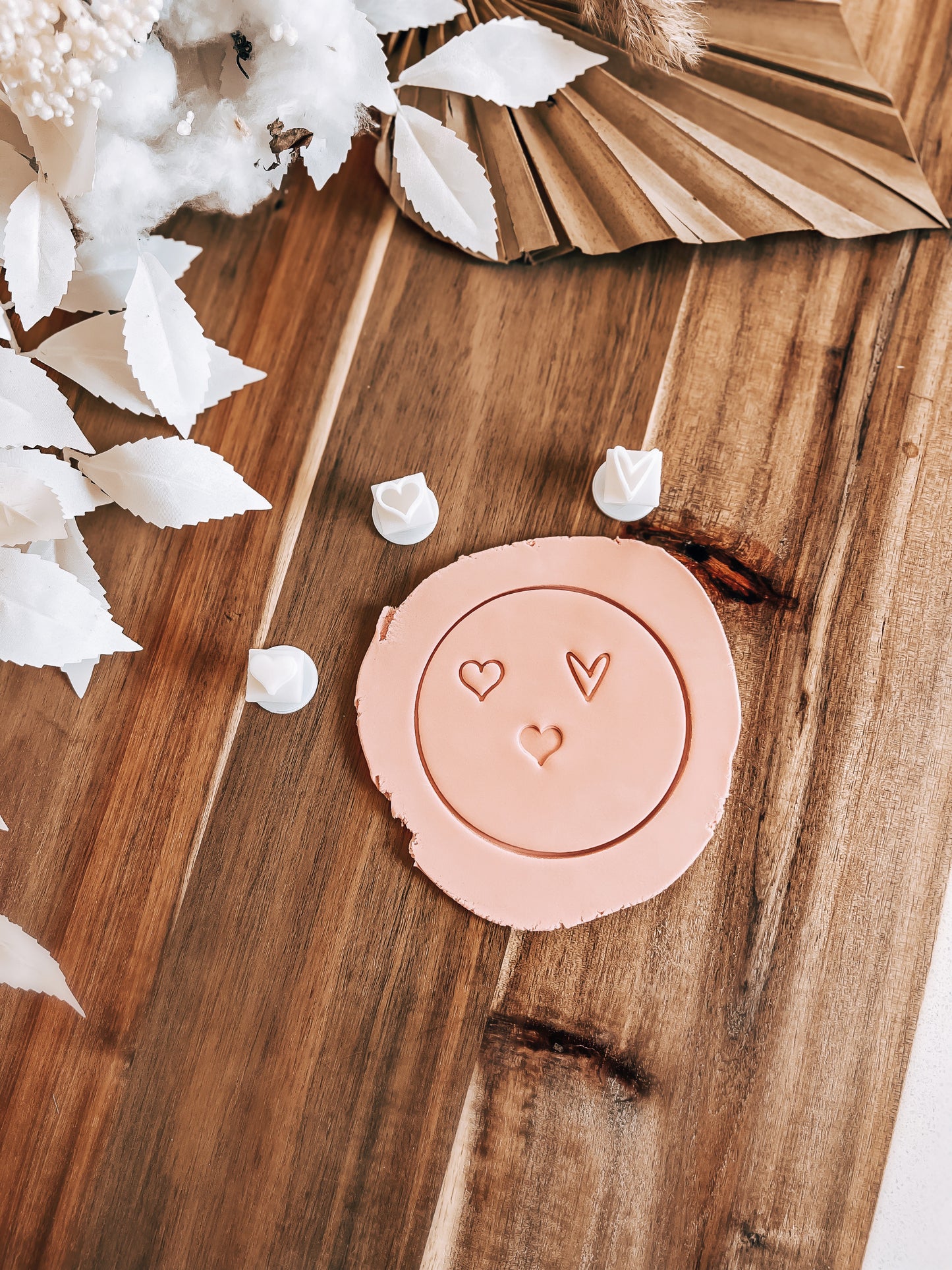 Mini Hearts ( Set of 3 ) - Cookie Stamp - Ideal for Fondant & Sugar Cookies