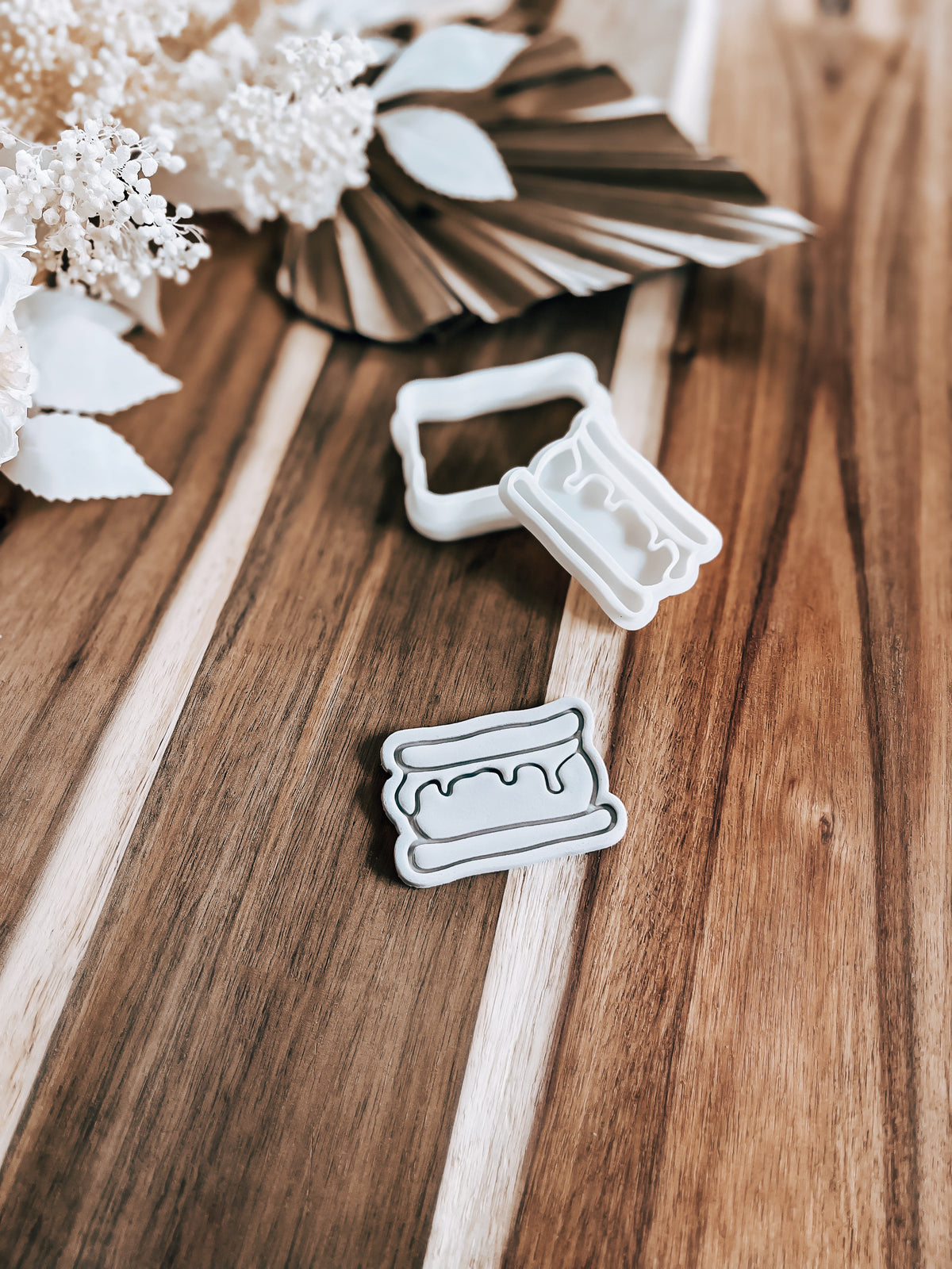 Mini I Love You S'more (SET) - Cookie Stamp & Cutter - Ideal for Fondant & Sugar Cookies