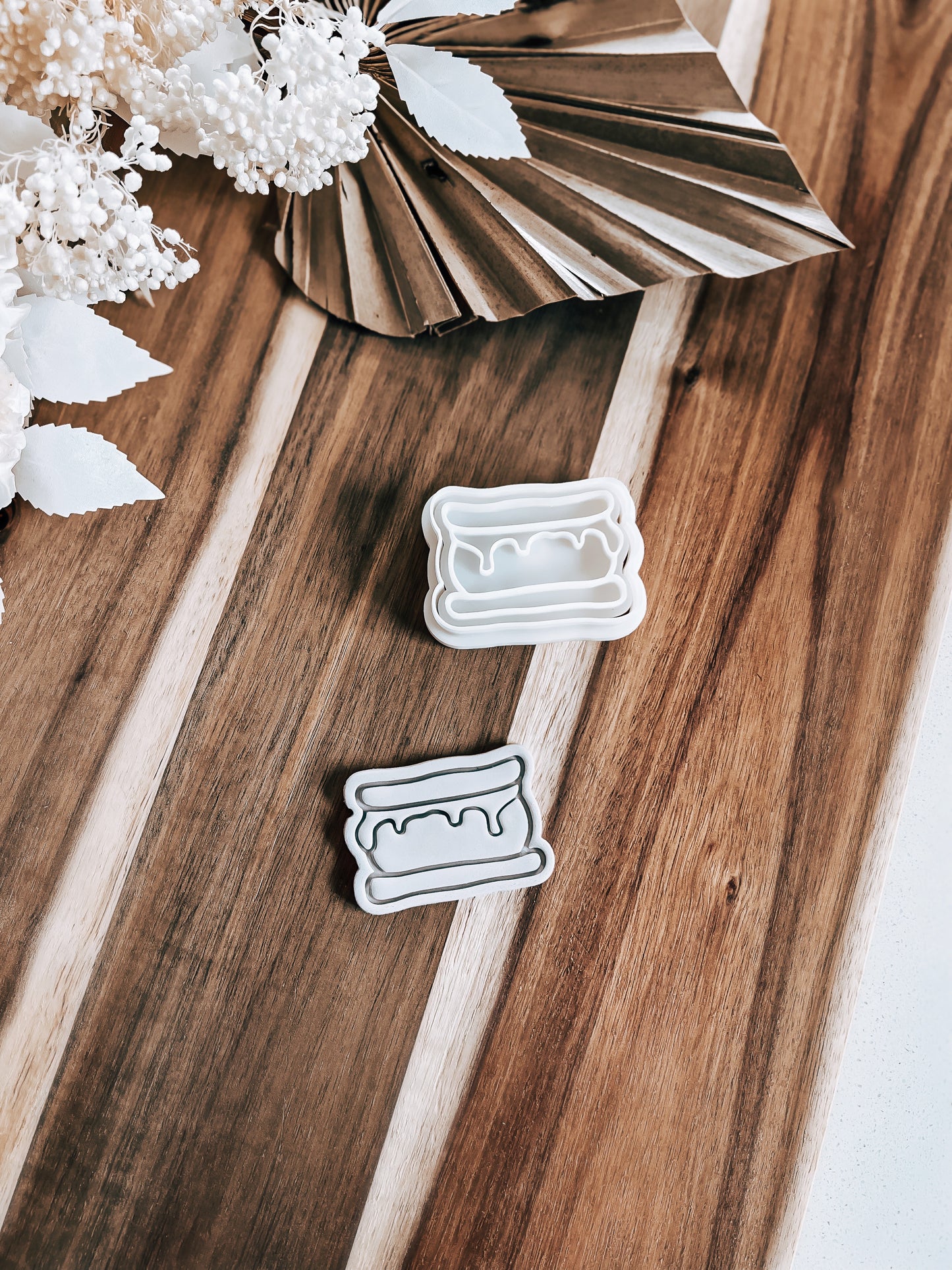 Mini I Love You S'more (SET) - Cookie Stamp & Cutter - Ideal for Fondant & Sugar Cookies