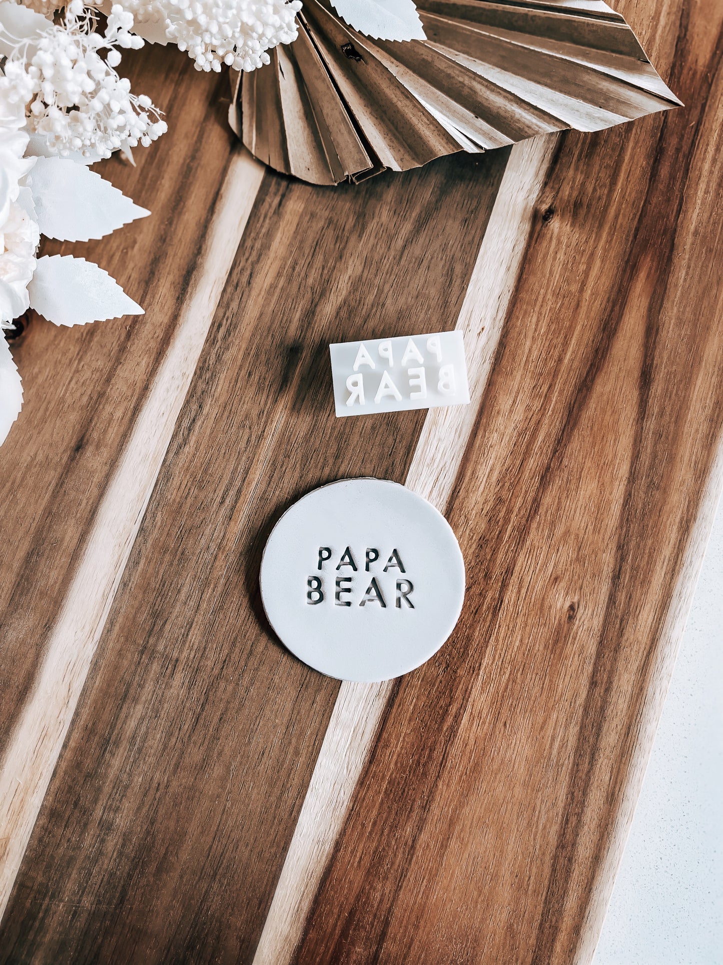 Papa Bear Stamp - Perfect for Fondant & Sugar Cookies