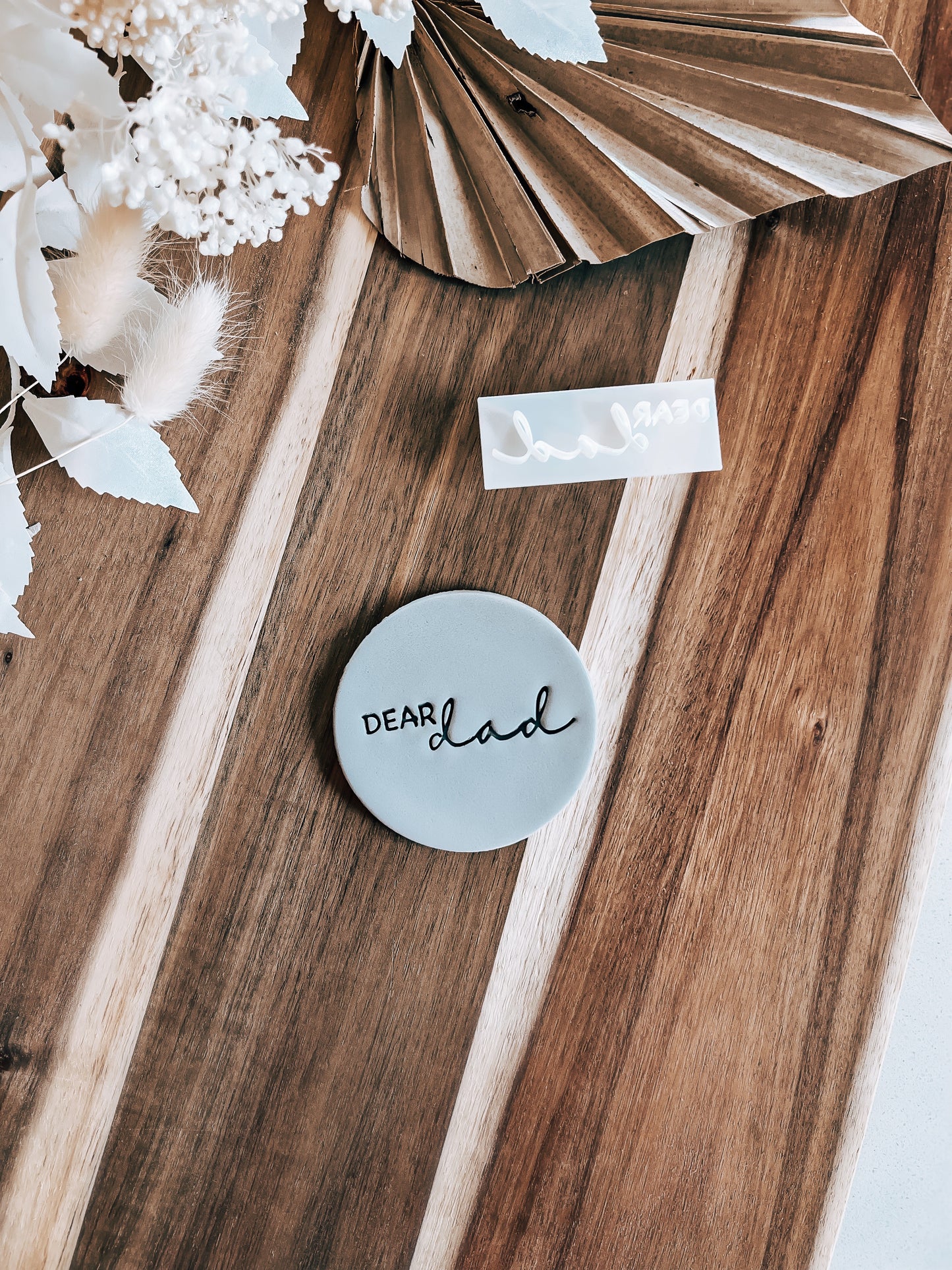 Dear Dad Stamp - Perfect for Fondant & Sugar Cookies