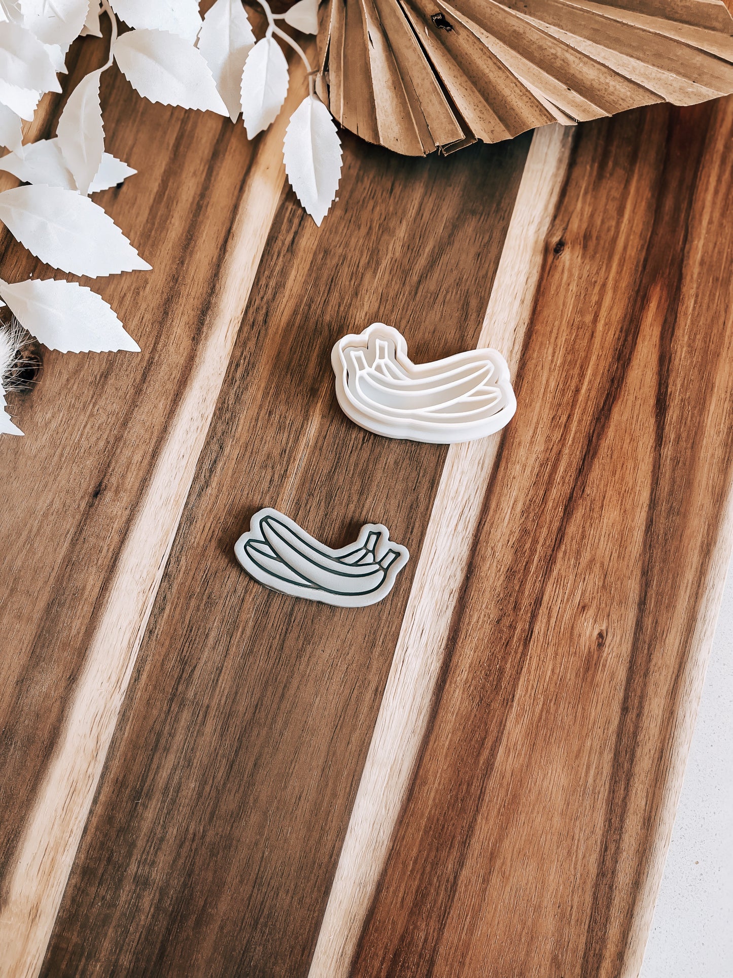 Mini Banana Stamp & Cutter - Perfect for Fondant & Sugar Cookies