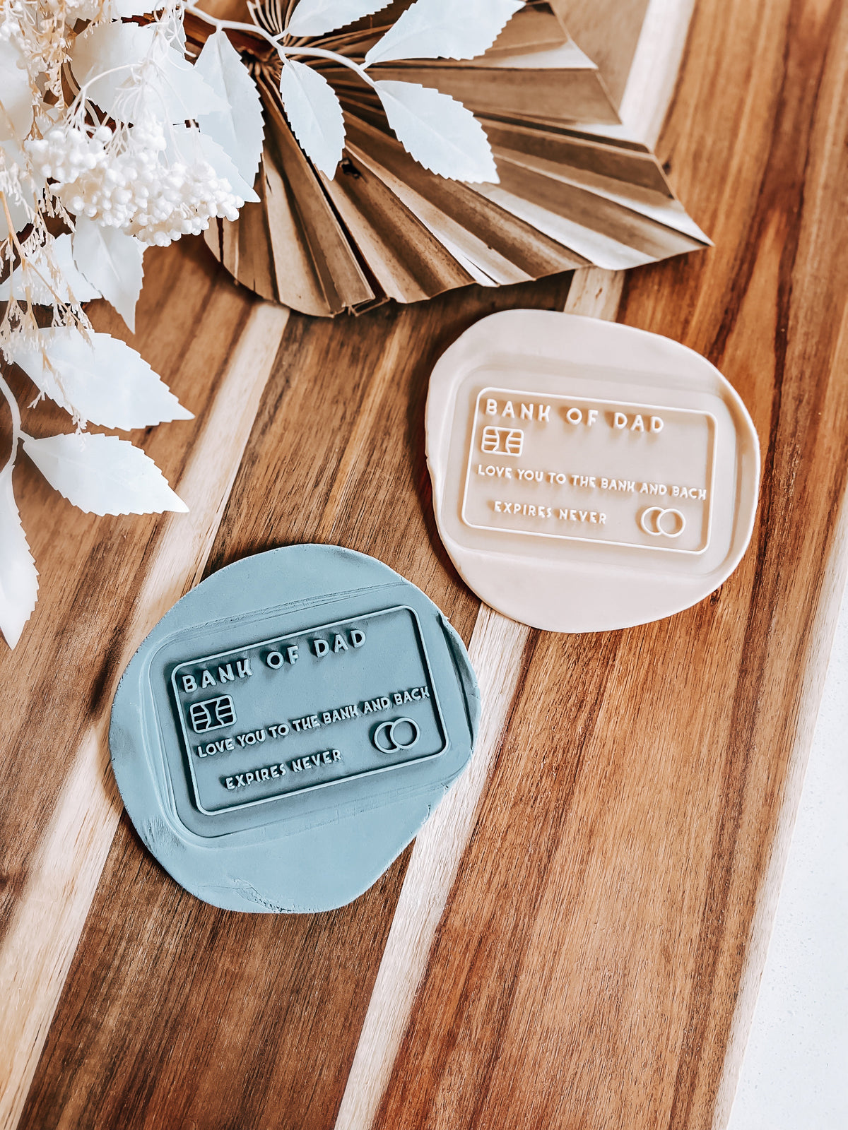 Bank Of Dad 'UP' Stamp & Cutter - Perfect for Fondant & Sugar Cookies