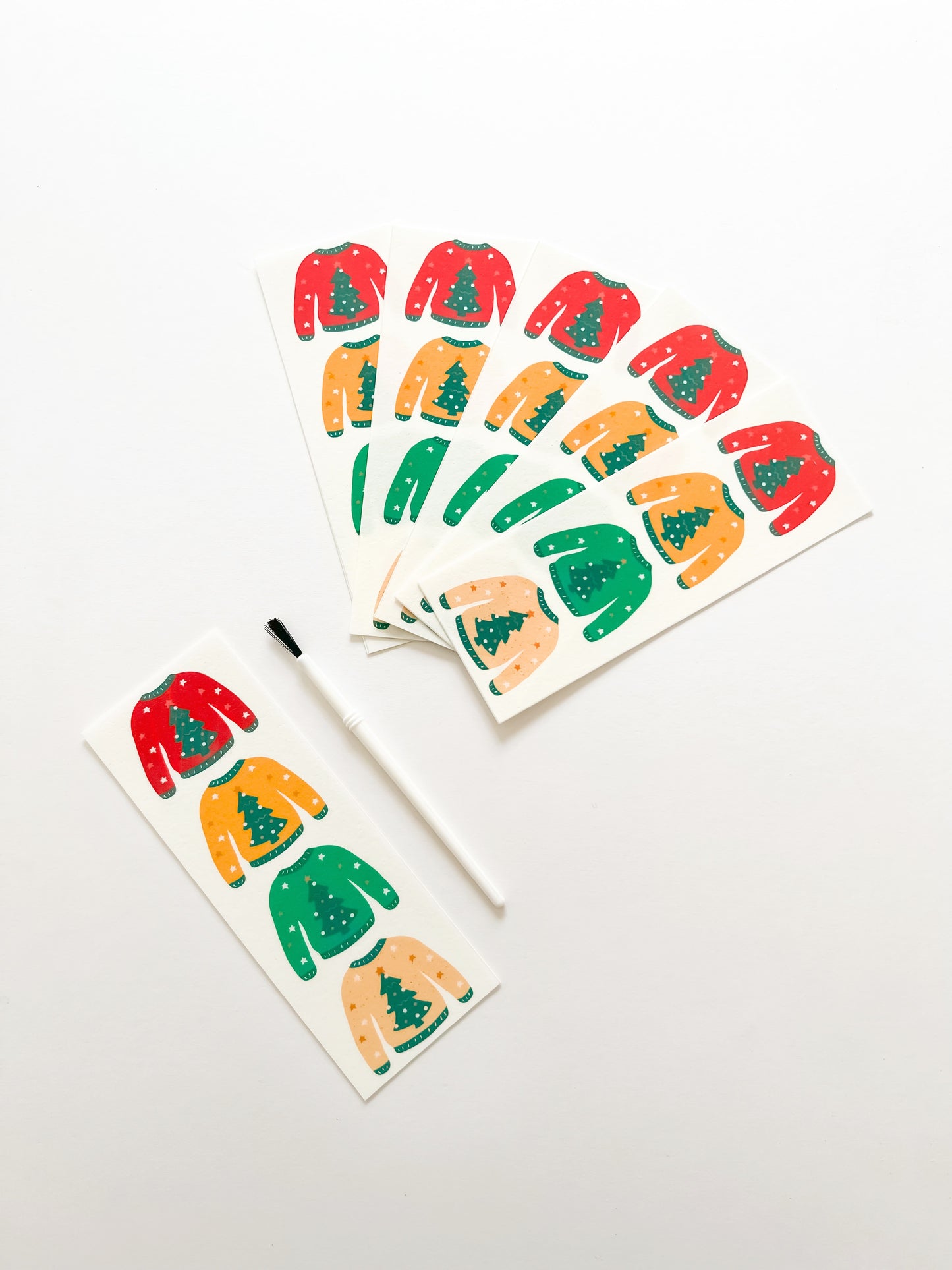 CHRISTMAS SWEATER Edible Paint Palettes – PYO Cookie Decorating Kits