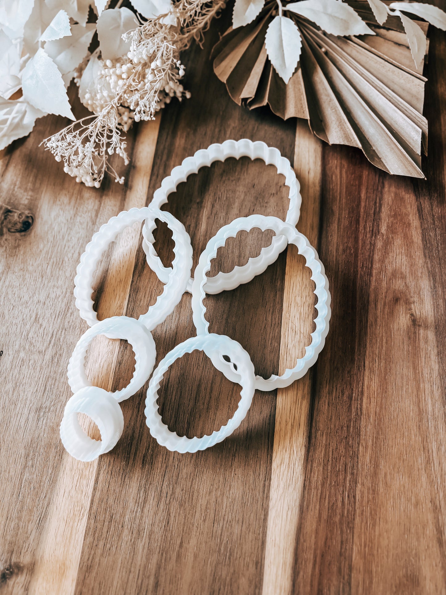Scalloped Oval Cookie Cutter – Perfect for Fondant, Sugar Cookies & Baking