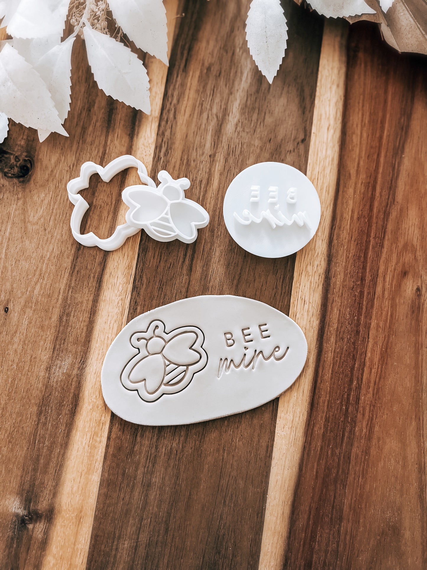 Mini Bee Mine (SET) - Cookie Stamp & Cutter - Ideal for Fondant & Sugar Cookies