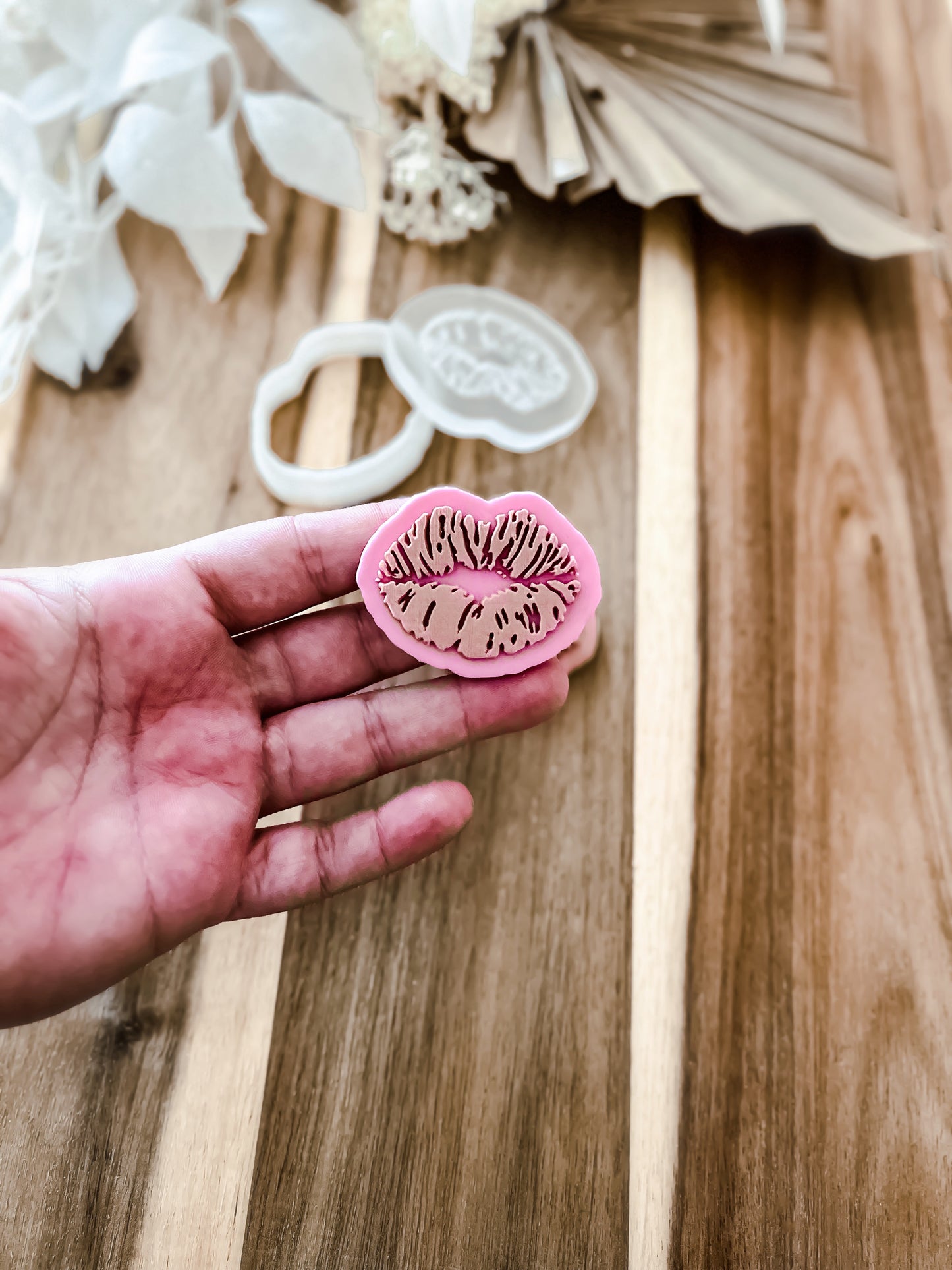 Mini Lips - Cookie Stamp & Cutter - Ideal for Fondant & Sugar Cookies