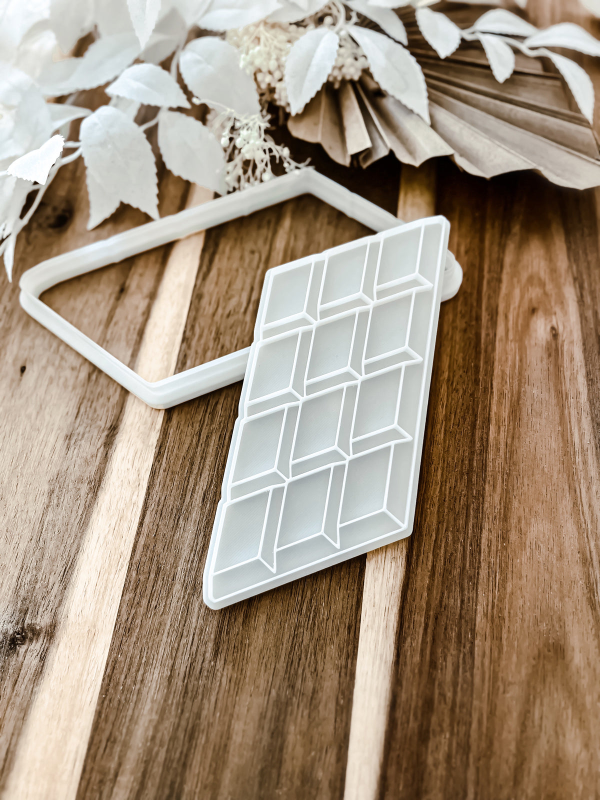 Giant Chocolate Block - Cookie Stamp & Cutter - Ideal for Fondant & Sugar Cookies