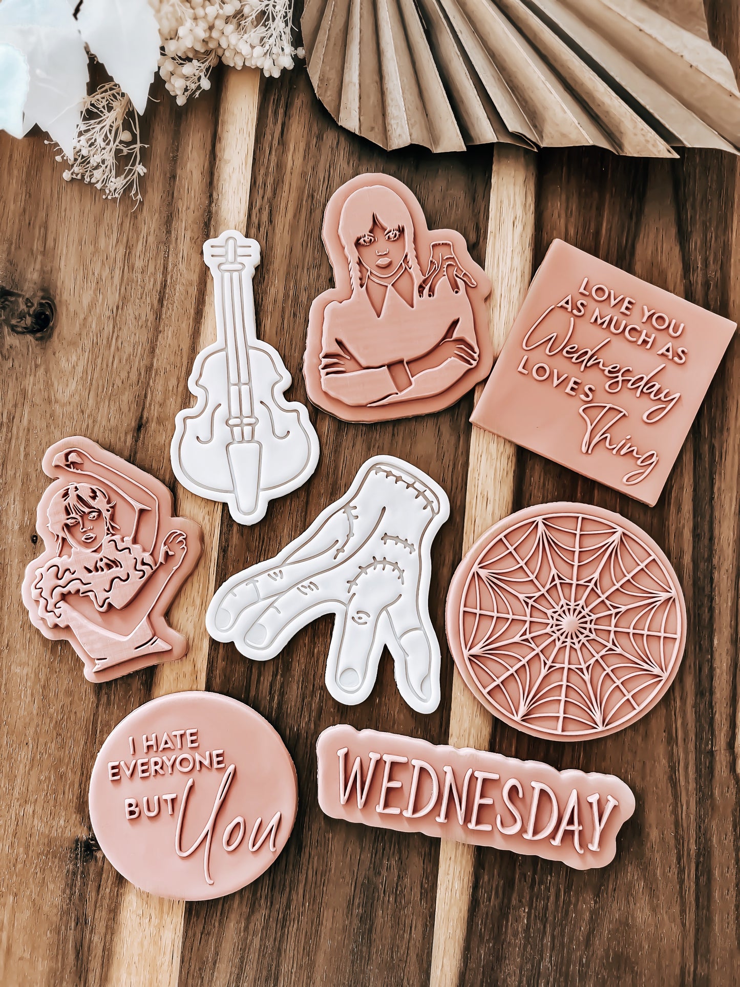 Wednesday Script 'UP' - Stamp and Cutter - Premium from O'Khach Baking Supplies - Just $25.99! Shop now at O'Khach Baking Supplies