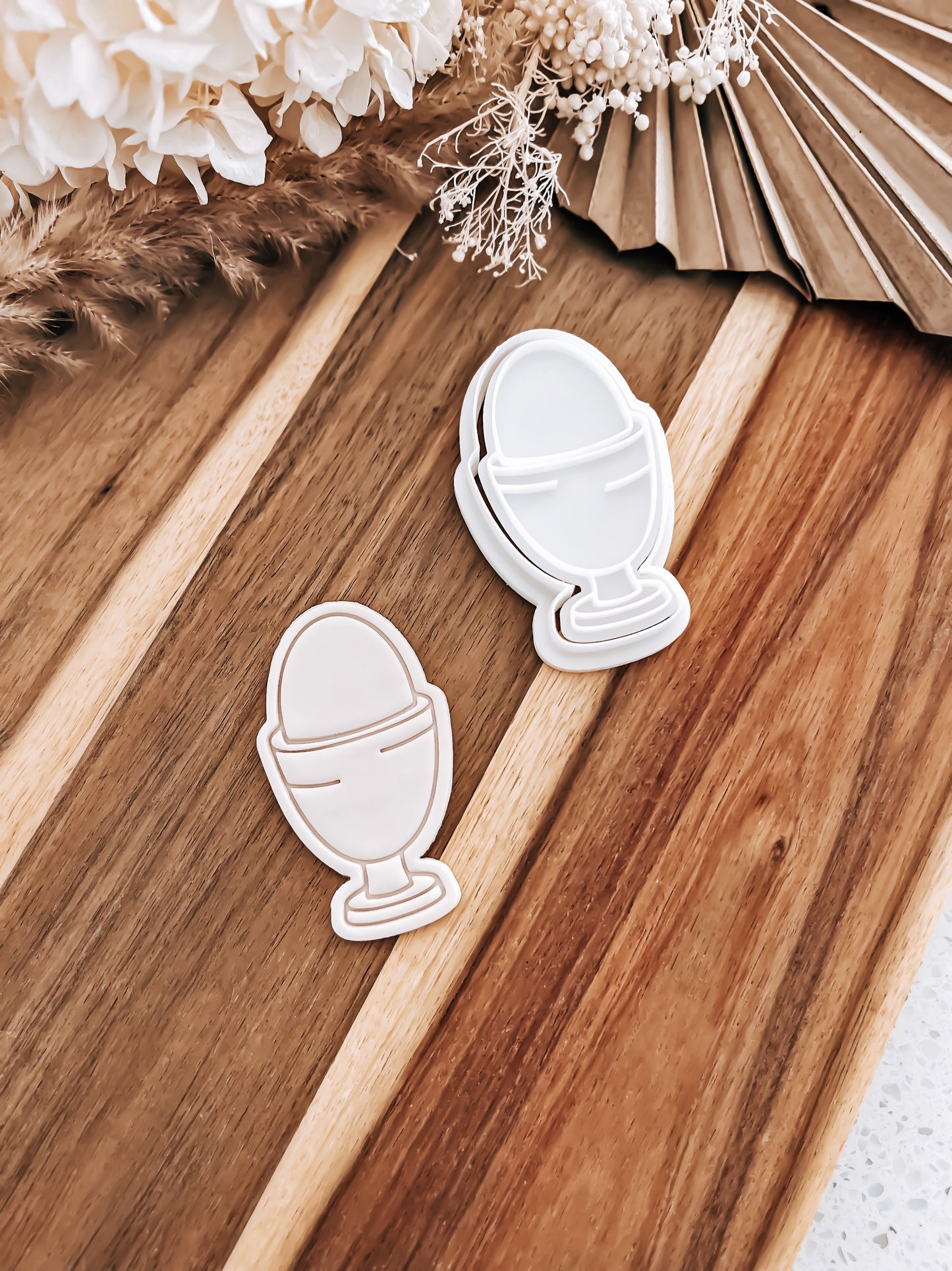 Egg Cup - Cookie Stamp & Cutter - Ideal for Fondant & Sugar Cookies