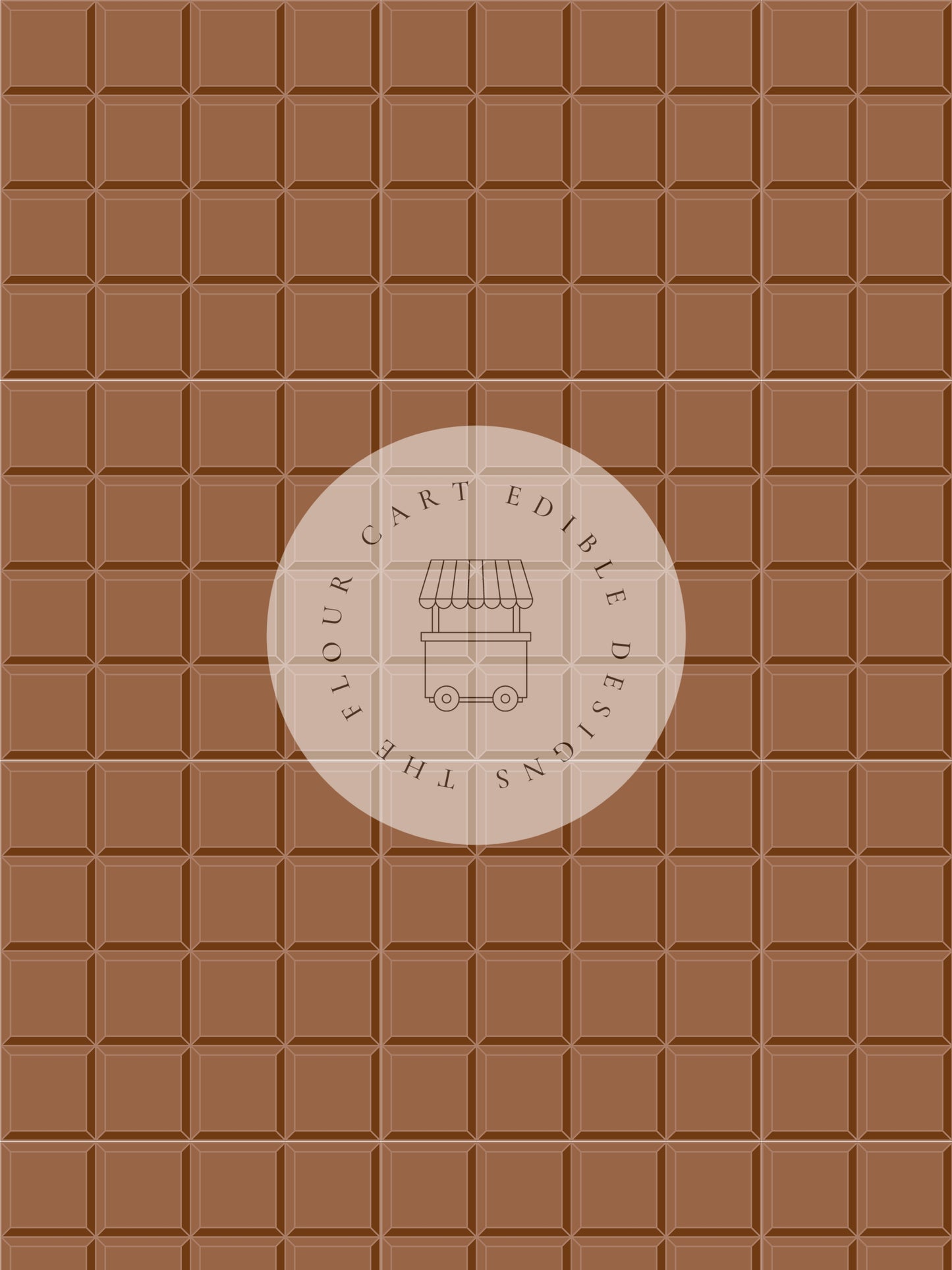 Milk Chocolate - The Flour Cart Edible Image - Premium from The Flour Cart - Just $16.99! Shop now at O'Khach Baking Supplies