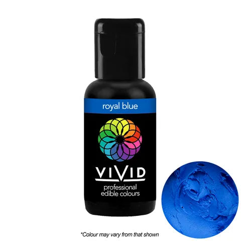 Royal Blue - Gel Colour 21g | Vivid Professional - Premium Vivid Professional from Cake Craft - Just $4.99! Shop now at O'Khach Baking Supplies