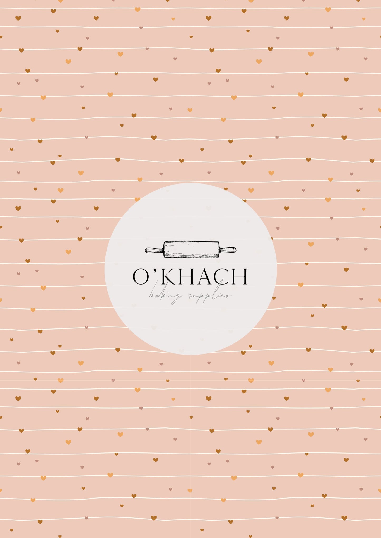 Bohemian Life Pattern - Edible Image – A4 Cake Topper & Cupcake Decoration