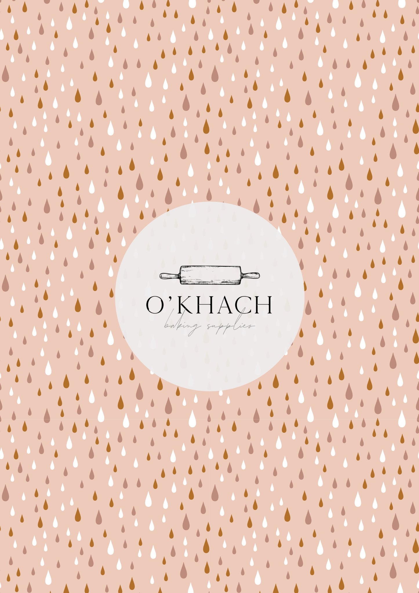 Bohemian Life Pattern - Edible Image – A4 Cake Topper & Cupcake Decoration