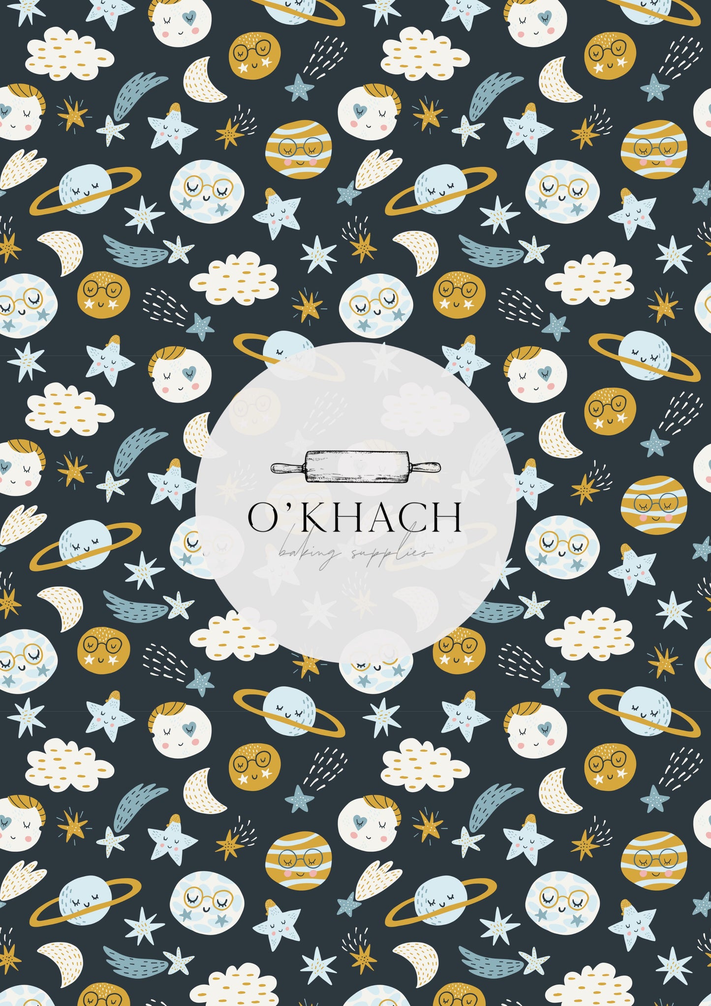 Cats in Space Edible Images – A4 Cake & Cookie Toppers for Fun Cosmic-Themed Baking