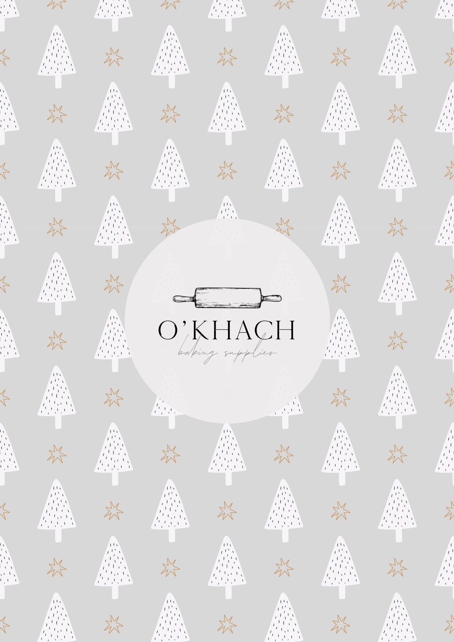 Christmas Details Pattern No.36 - Edible Image - Premium Edible Image from O'Khach Baking Supplies - Just $16.99! Shop now at O'Khach Baking Supplies