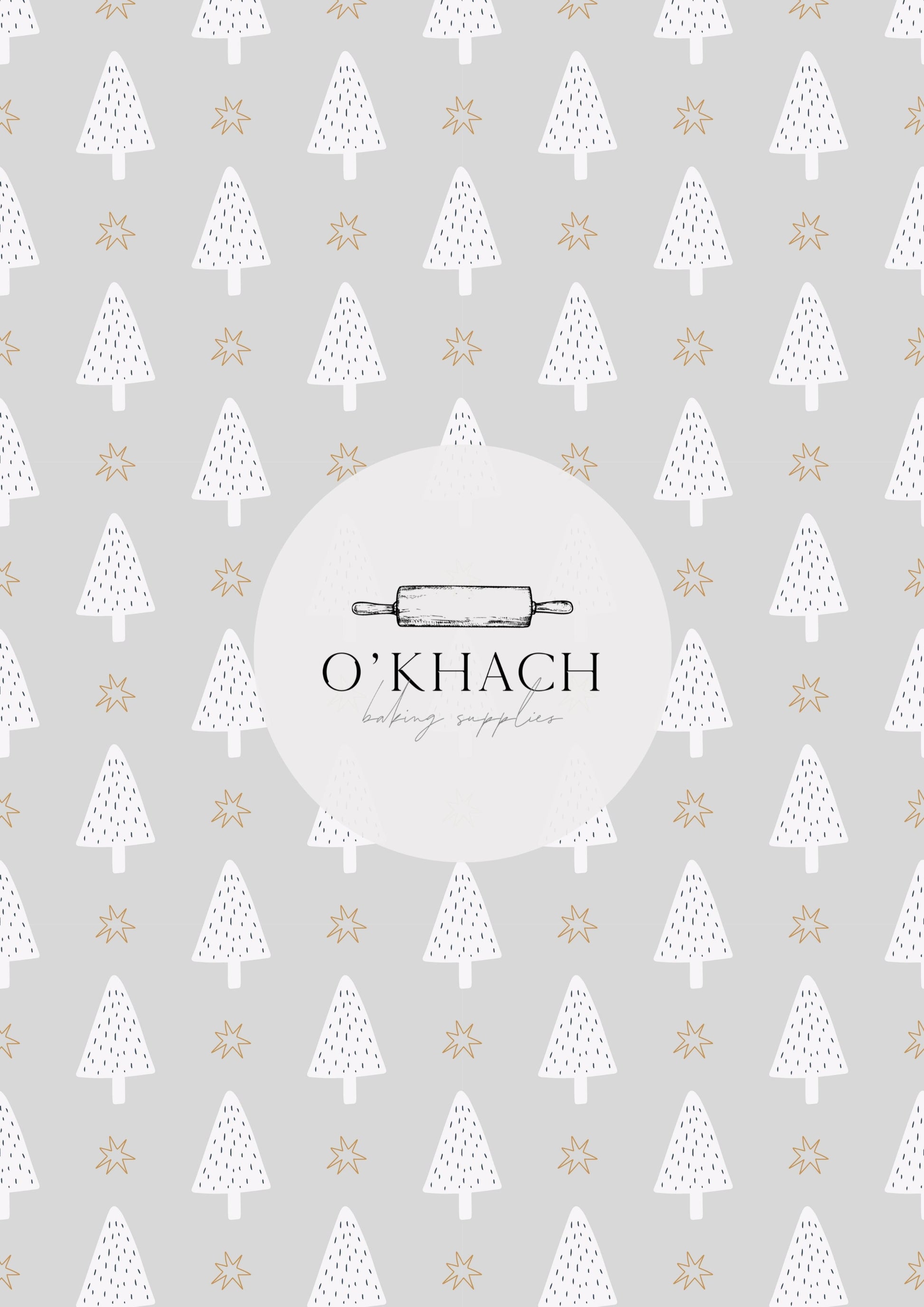 Christmas Details Pattern No.36 - Edible Image - Premium Edible Image from O'Khach Baking Supplies - Just $16.99! Shop now at O'Khach Baking Supplies