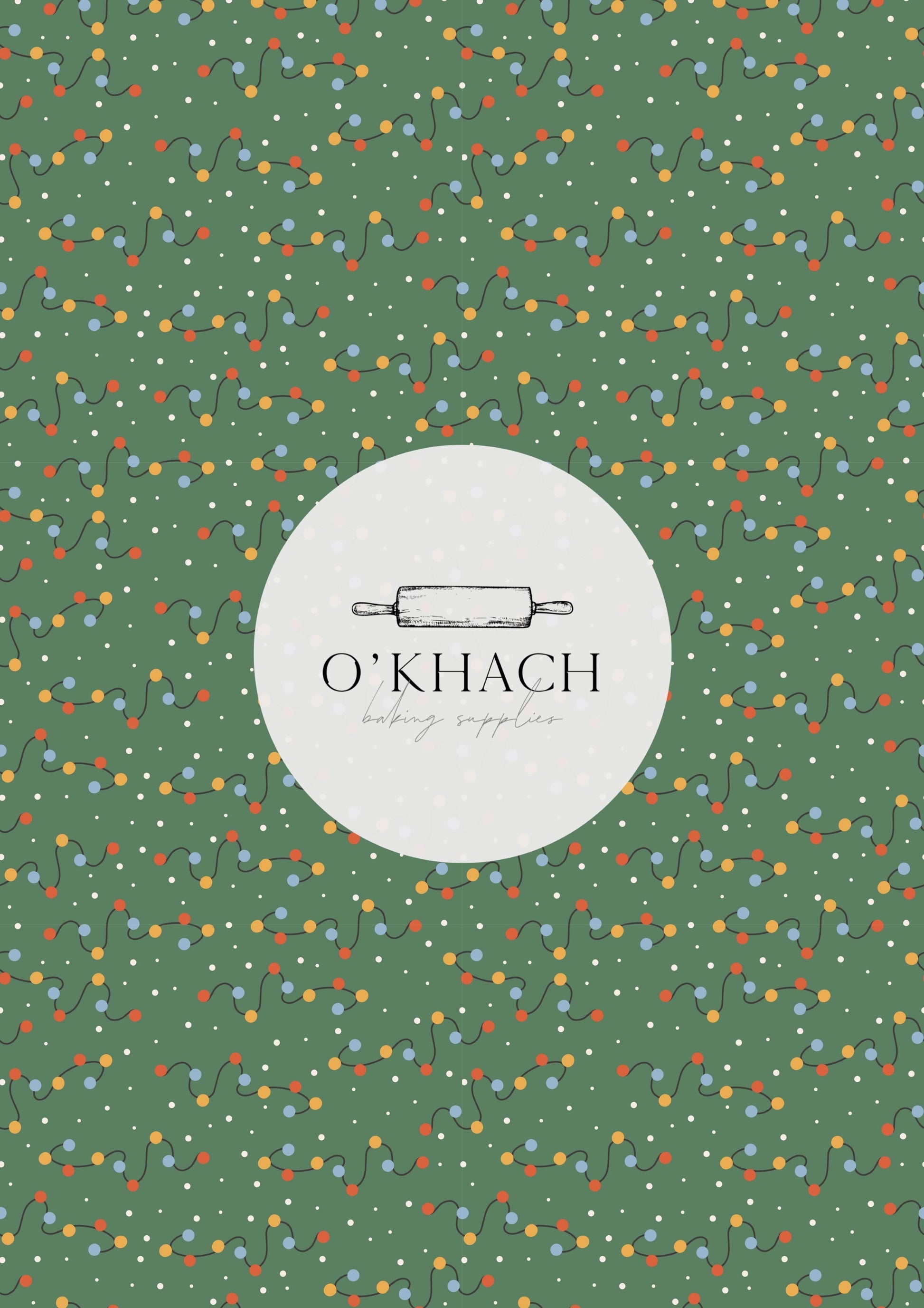 Christmas Details Pattern No.6 - Edible Image - Premium Edible Image from O'Khach Baking Supplies - Just $16.99! Shop now at O'Khach Baking Supplies