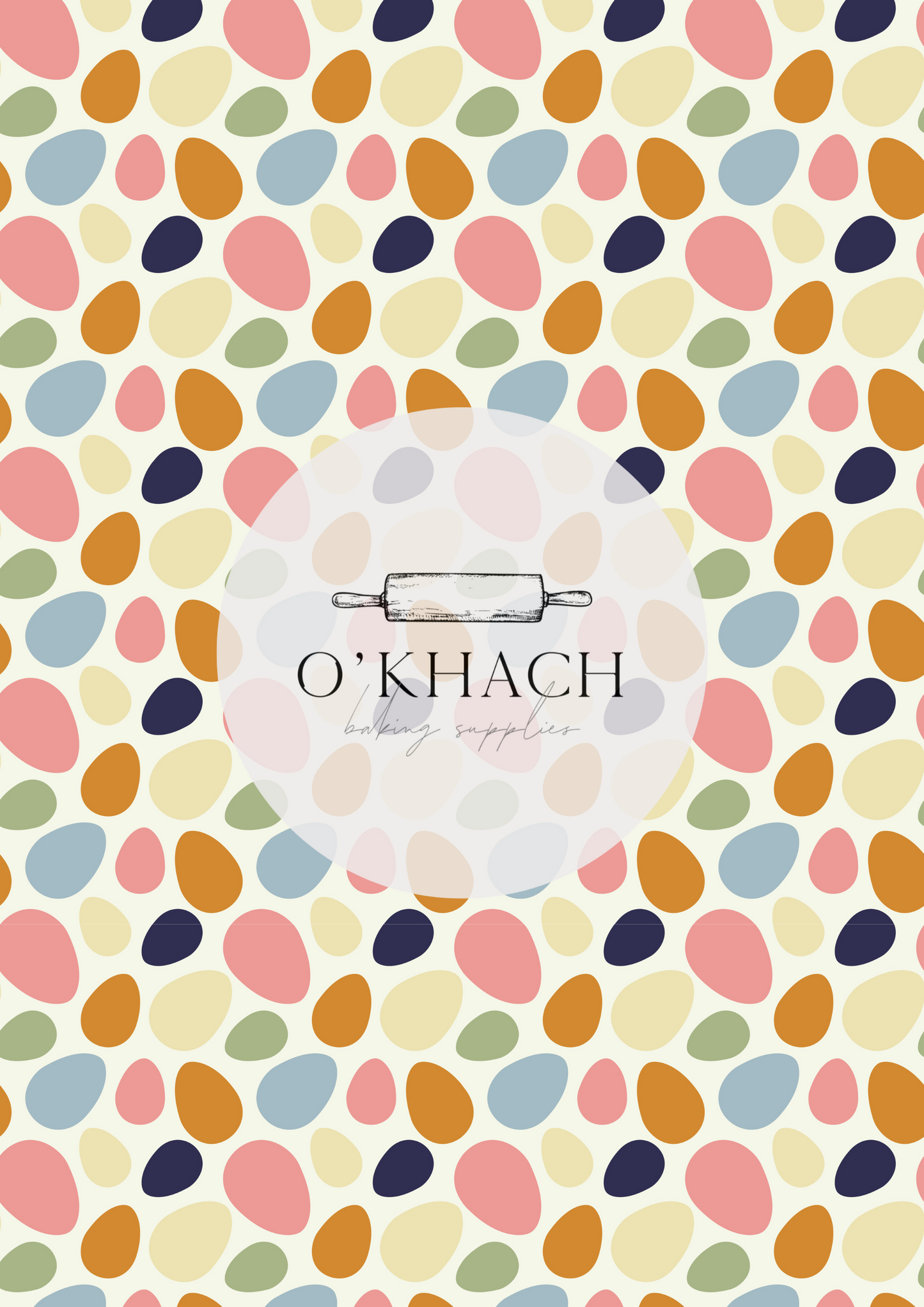 Easter Pattern - Edible Image – A4 Cake Topper & Cupcake Decoration