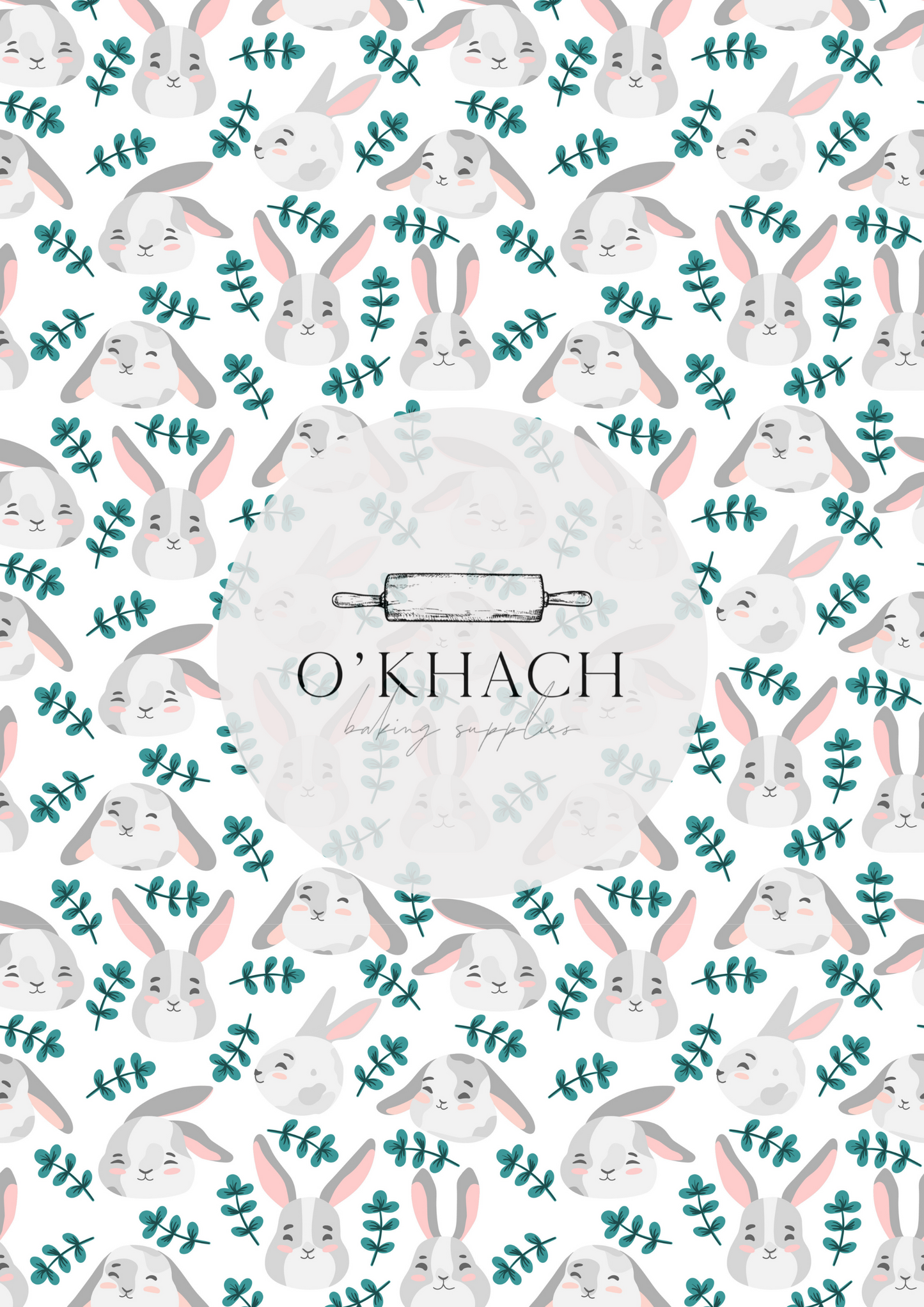 Easter Pattern - Edible Image – A4 Cake Topper & Cupcake Decoration