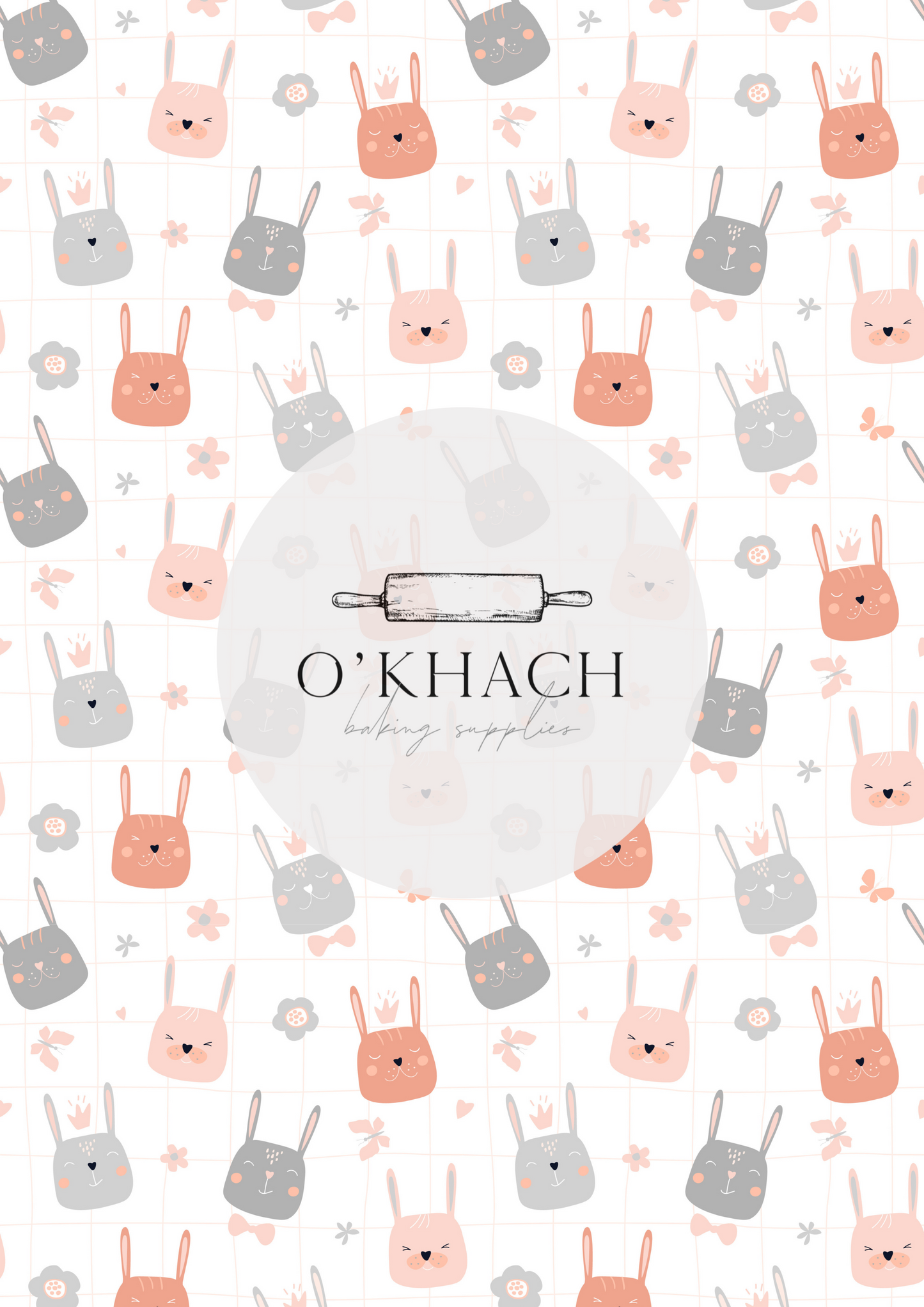 Easter Pattern - Edible Image – A4 Cake Topper & Cupcake Decoration