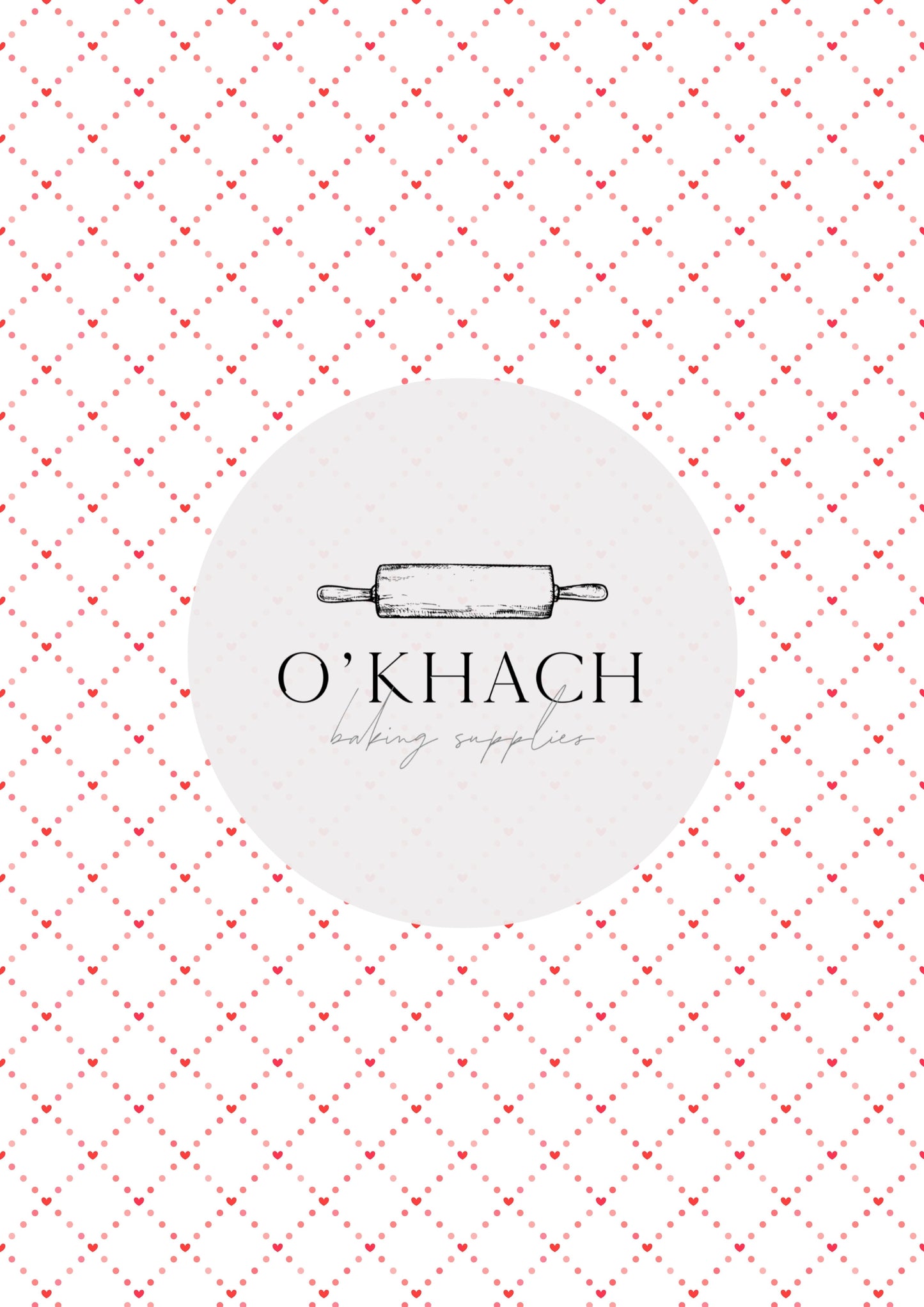 Love Details Pattern No.152 - Edible Image - Premium Edible Image from O'Khach Baking Supplies - Just $16.99! Shop now at O'Khach Baking Supplies