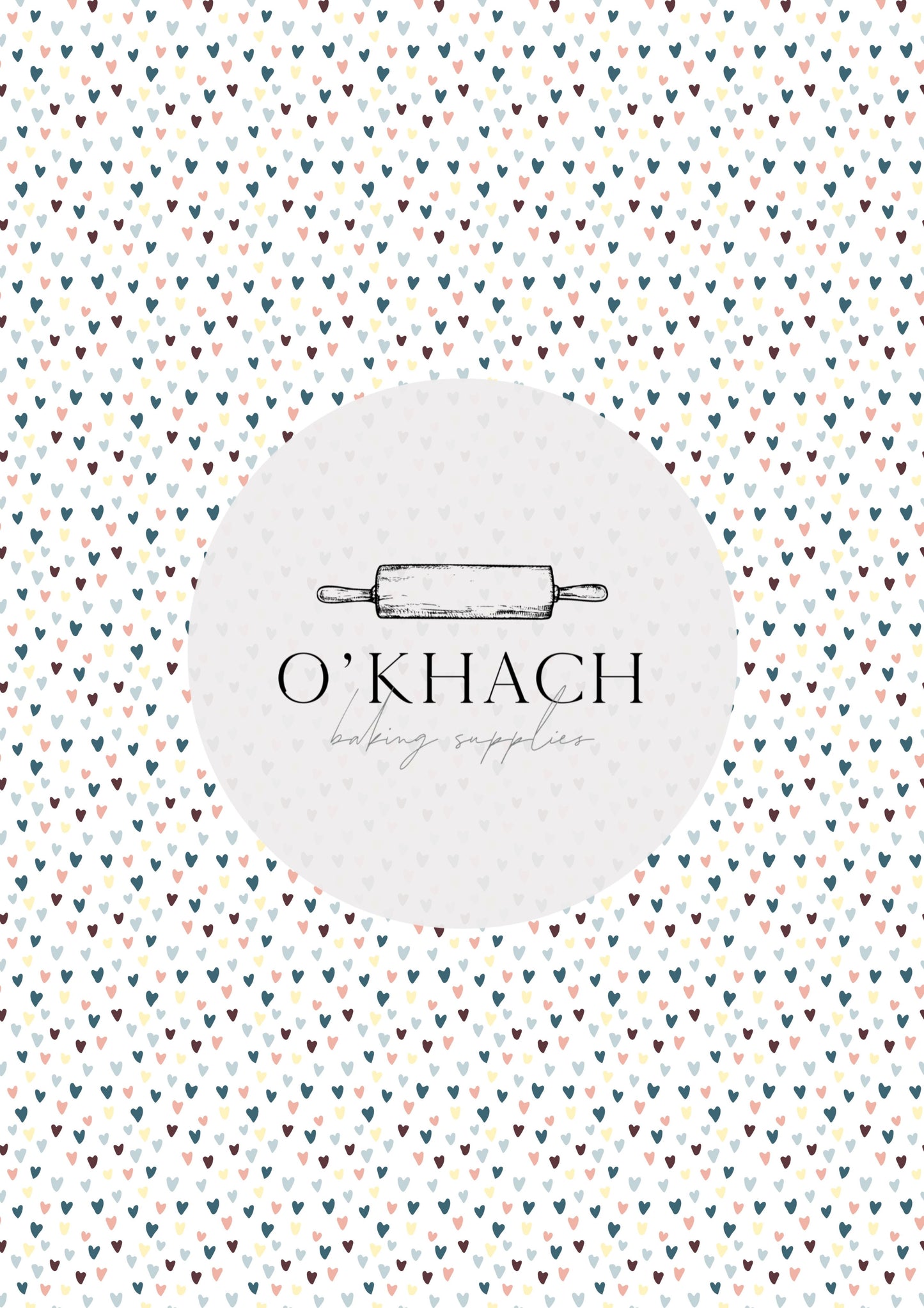 Love Details Pattern No.158 - Edible Image - Premium Edible Image from O'Khach Baking Supplies - Just $16.99! Shop now at O'Khach Baking Supplies