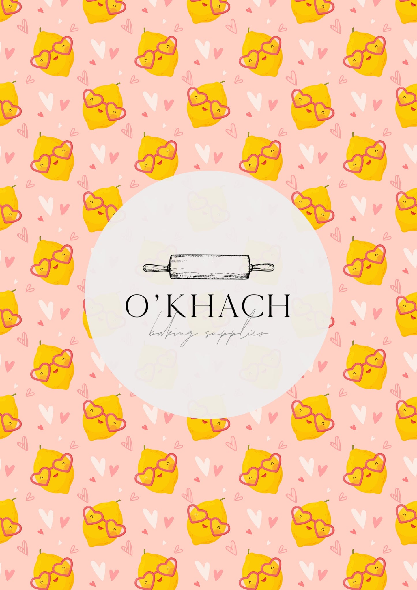 Love Details Pattern No.17 - Edible Image - Premium Edible Image from O'Khach Baking Supplies - Just $16.99! Shop now at O'Khach Baking Supplies