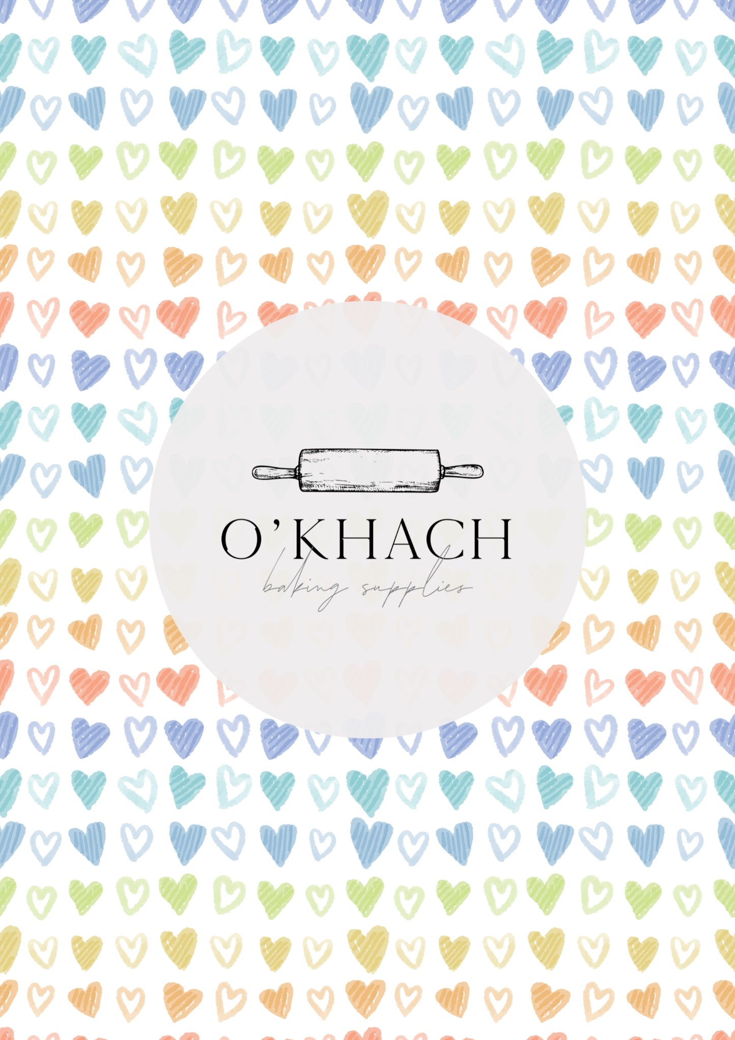 Love Details Pattern No.183 - Edible Image - Premium Edible Image from O'Khach Baking Supplies - Just $16.99! Shop now at O'Khach Baking Supplies