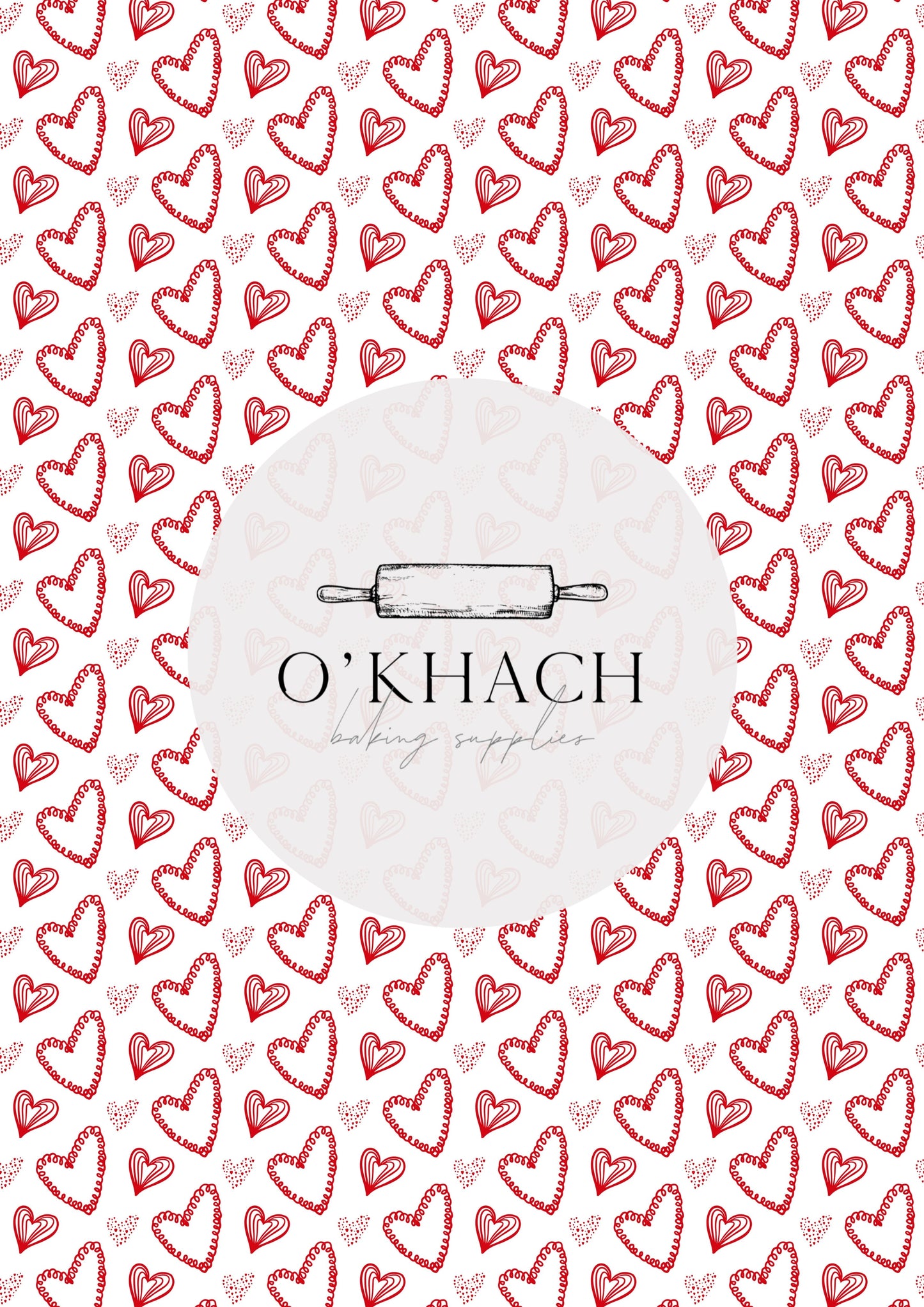 Love Details Pattern No.23 - Edible Image - Premium Edible Image from O'Khach Baking Supplies - Just $16.99! Shop now at O'Khach Baking Supplies