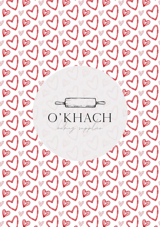 Love Details Pattern No.23 - Edible Image - Premium Edible Image from O'Khach Baking Supplies - Just $16.99! Shop now at O'Khach Baking Supplies