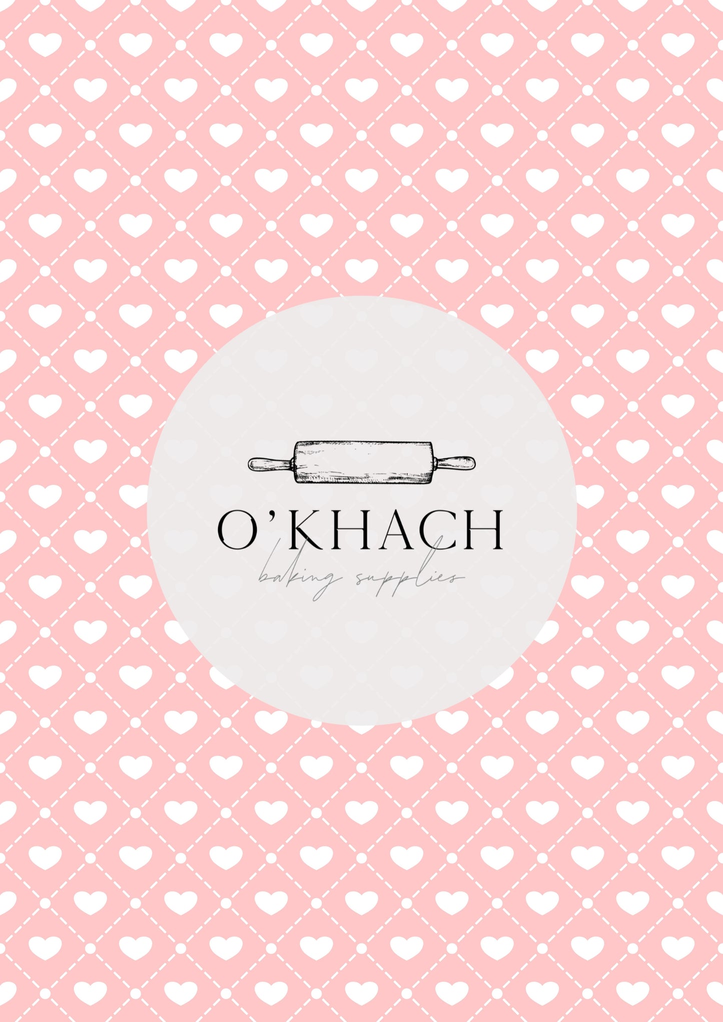 Love Details Pattern No.34 - Edible Image - Premium Edible Image from O'Khach Baking Supplies - Just $16.99! Shop now at O'Khach Baking Supplies