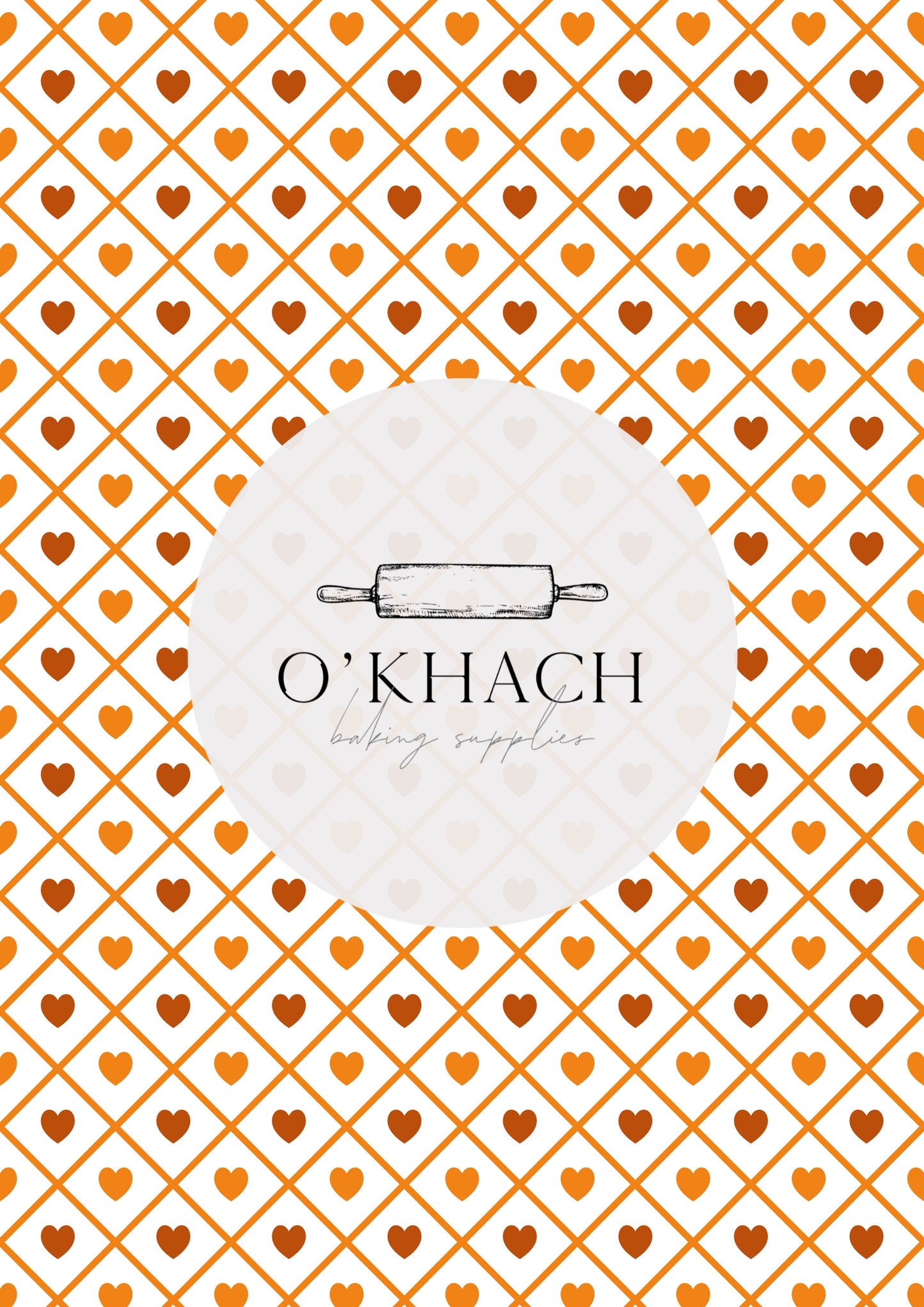 Love Details Pattern No.43 - Edible Image - Premium Edible Image from O'Khach Baking Supplies - Just $16.99! Shop now at O'Khach Baking Supplies