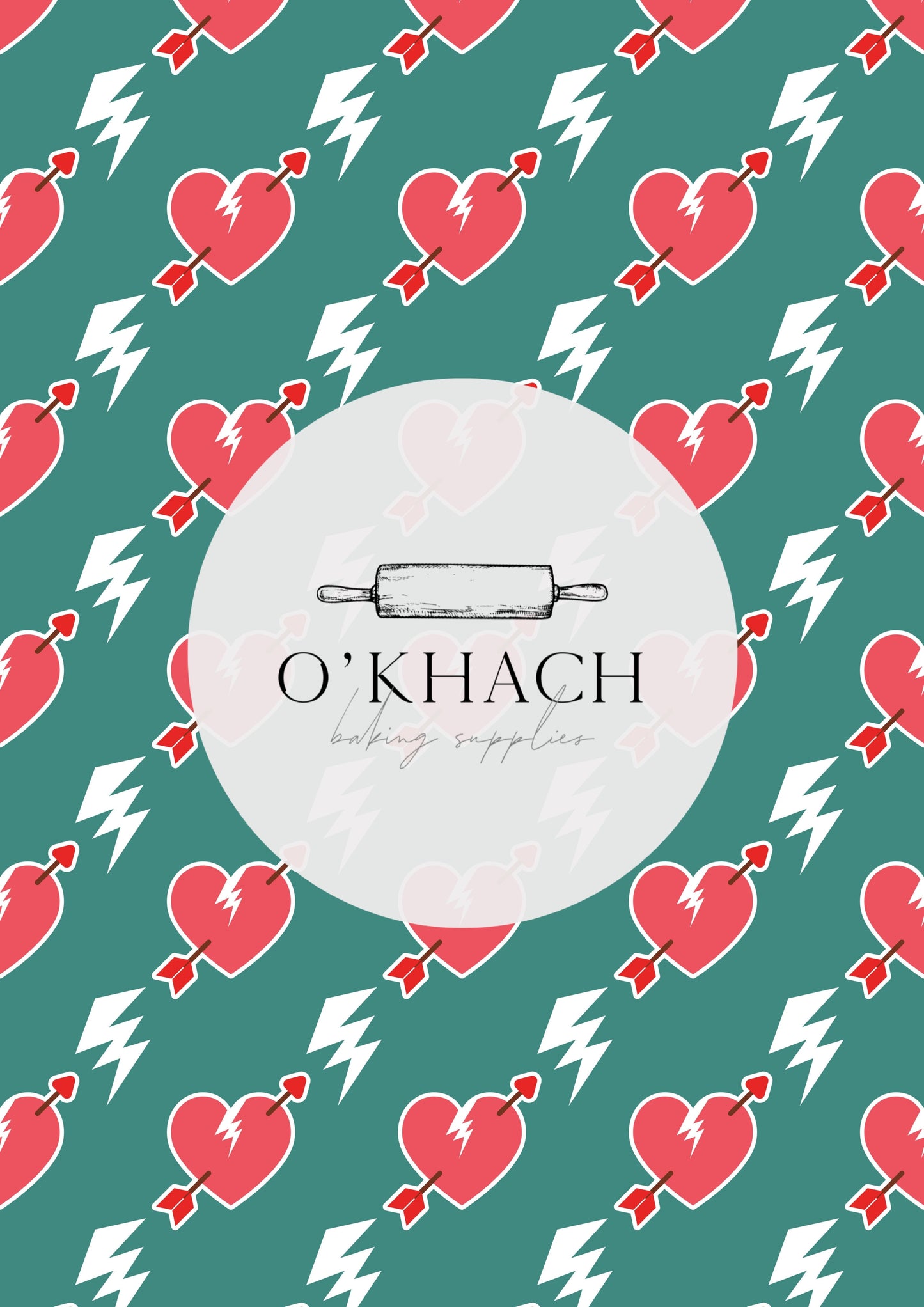 Love Details Pattern No.53 - Edible Image - Premium Edible Image from O'Khach Baking Supplies - Just $16.99! Shop now at O'Khach Baking Supplies