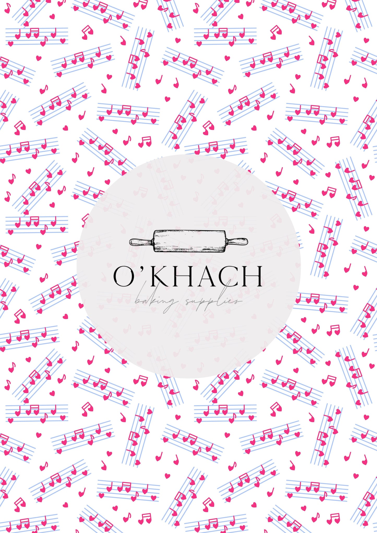 Love Details Pattern No.95 - Edible Image - Premium Edible Image from O'Khach Baking Supplies - Just $16.99! Shop now at O'Khach Baking Supplies