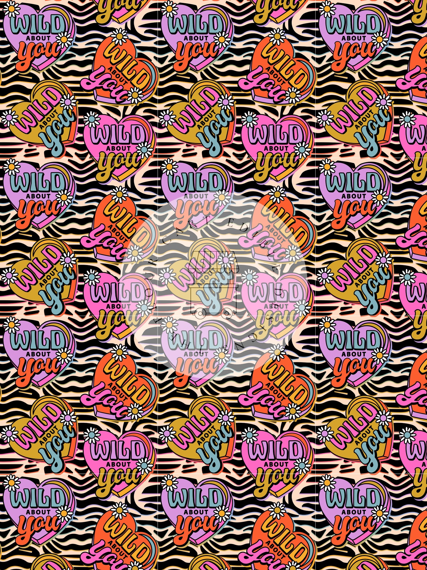 Wild About You - The Flour Cart Edible Image - Premium from The Flour Cart - Just $16.99! Shop now at O'Khach Baking Supplies